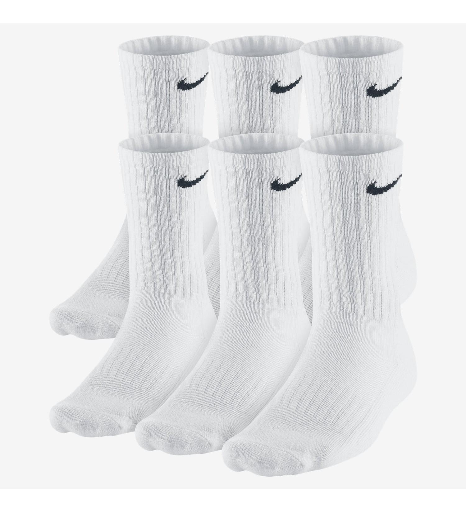Nike 6-pk. Performance Cotton Crew Socks Size 8-12