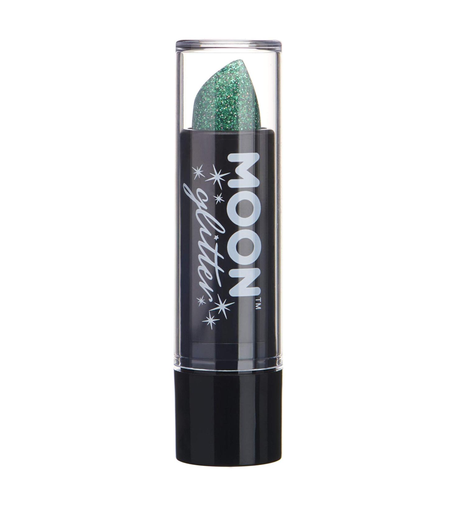 Holographic Green Glitter Lipstick - Moon Glitter 0.17oz - Buy Online on GoSupps.com