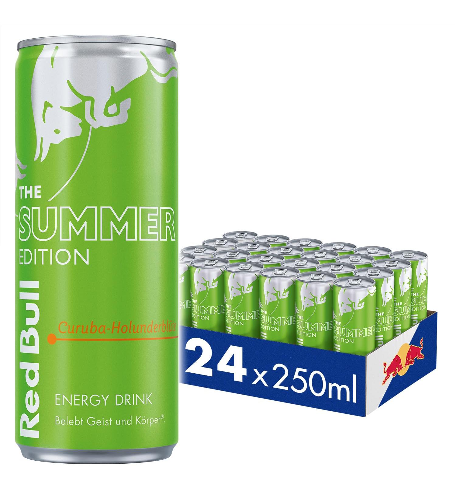 Buy Red Bull Curuba Holunder Blossom Summer Edition 24x250ml - International Shipping Available - Austria - Buy Online on GoSupps.com