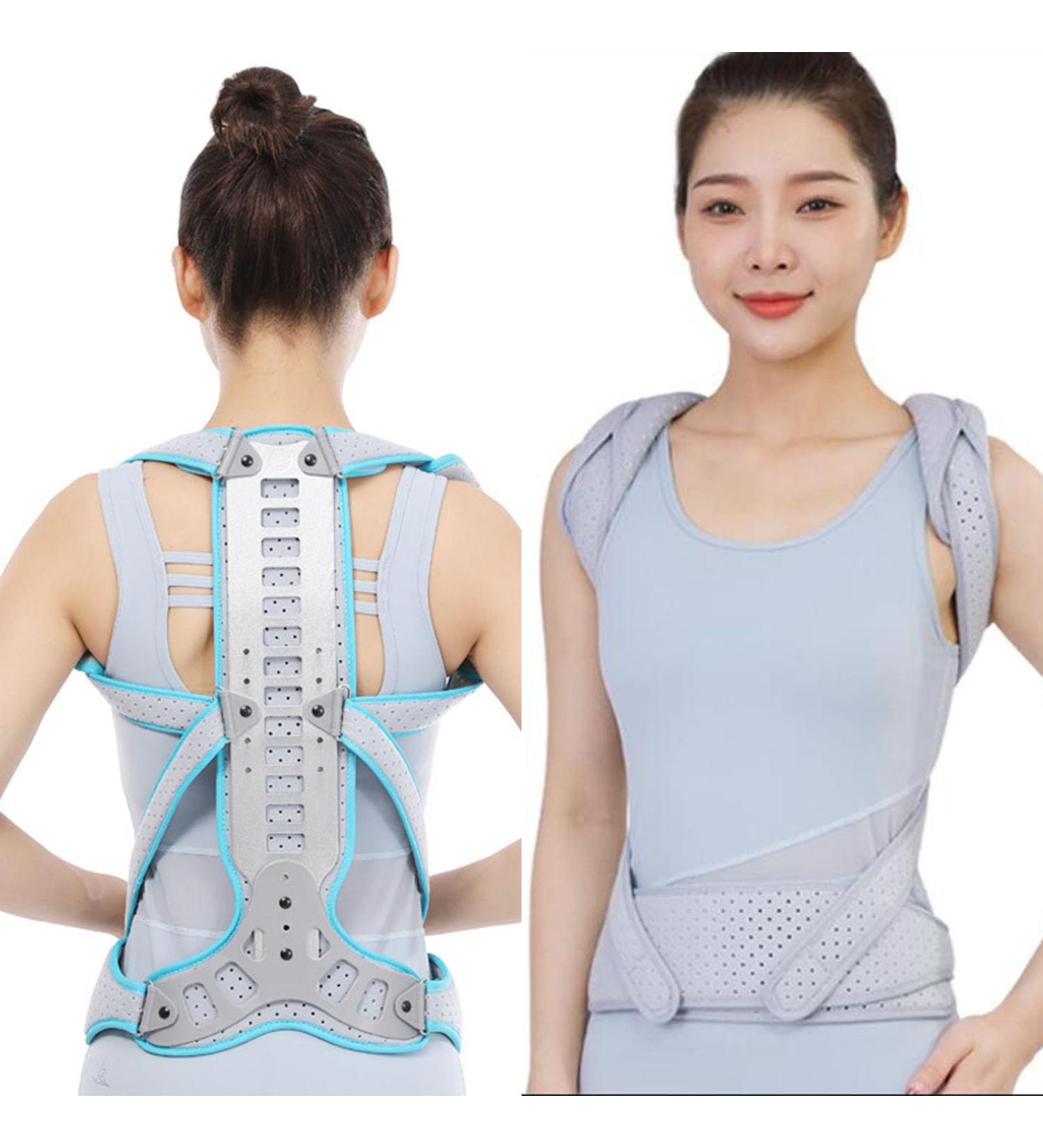 SFKLYU Posture Corrector for Men & Women - Back Support Brace for Hunchback & Osteoporosis - Best Back Straightener - M Medium Size - Buy Online on GoSupps.com
