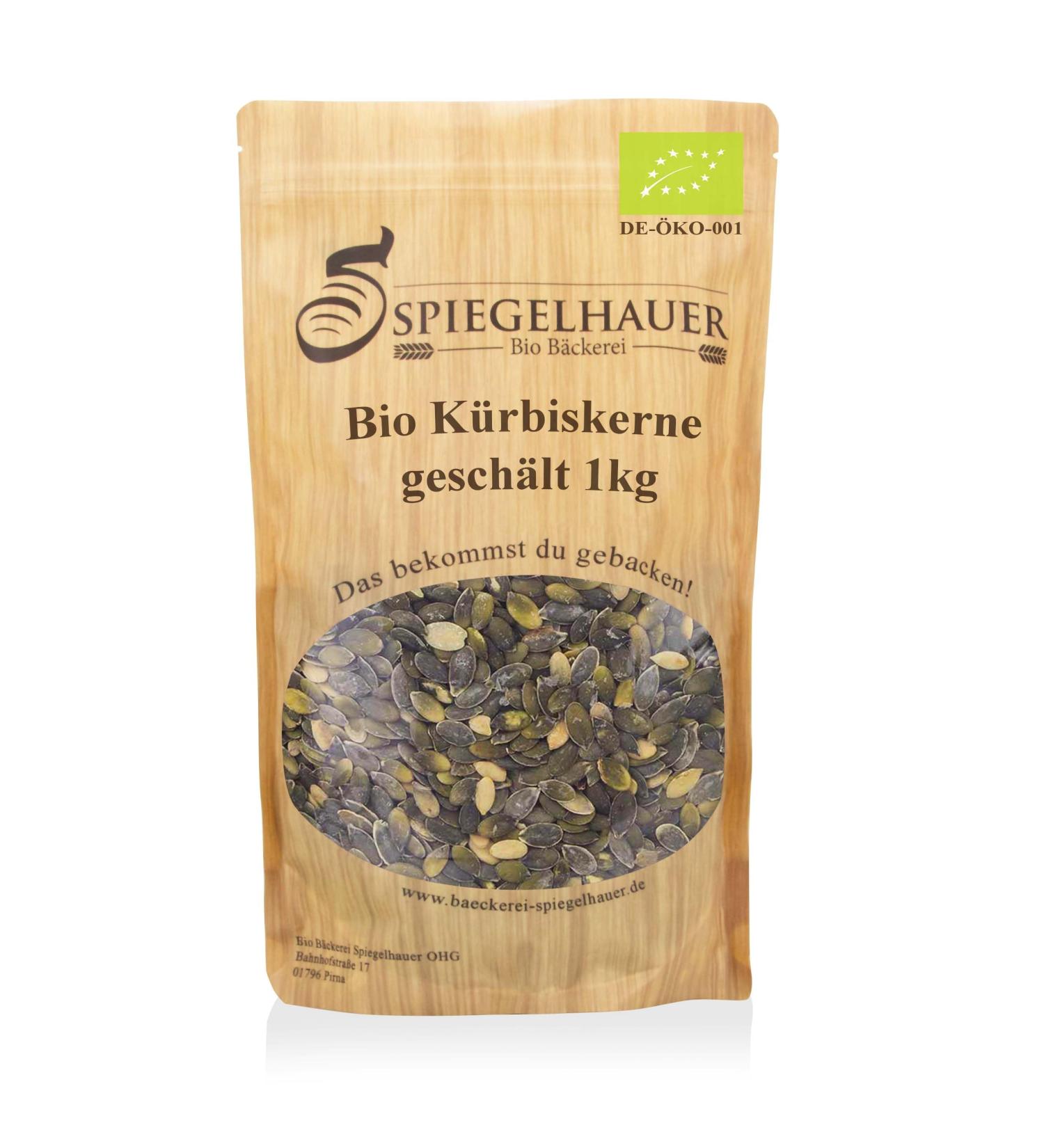  B ckerei Spiegelhauer Organic pumpkin cores without shell / peeled quality product from Spiegelhauer bakery - Buy Online on GoSupps.com