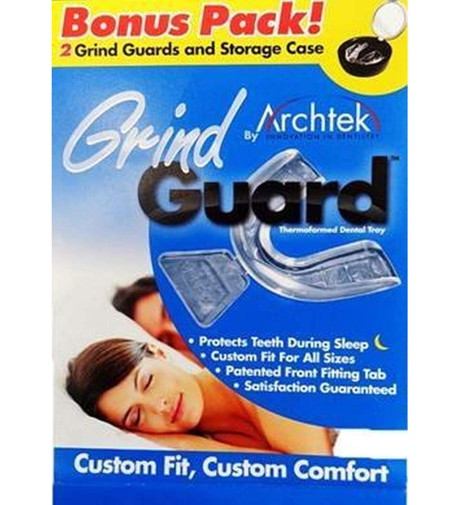 2 for 1 Bonus Pack! Grind Guard - Relieves Symptoms Associated with Teeth Grinding Colors may Vary