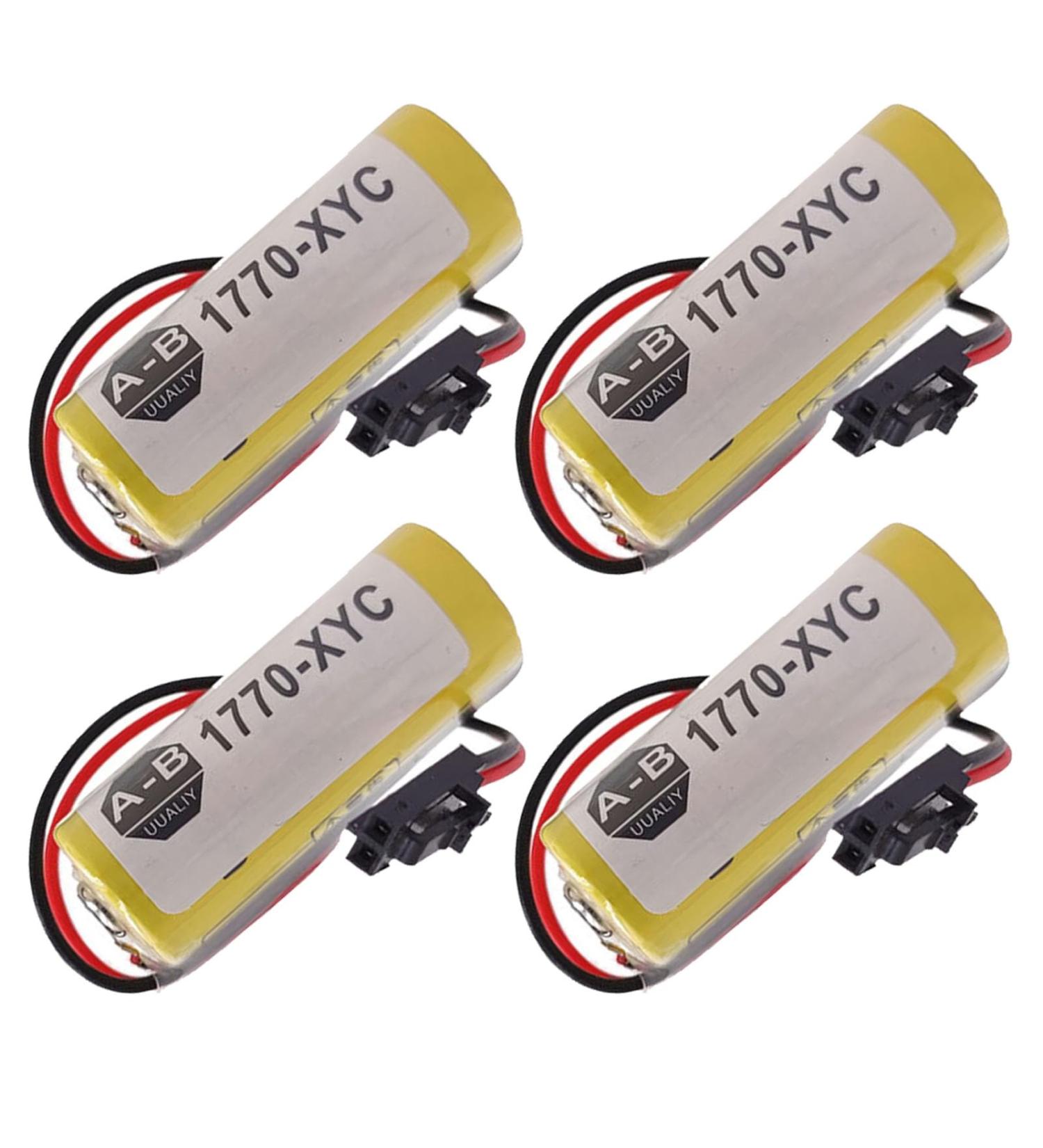 Pack of 4 - 1770-XYC 3V 1800mAh Non-Rechargeable Battery Replacement for 1770-XYC/A 1770-XYB 1756-BA1 - International Shipping Available - Buy Online on GoSupps.com
