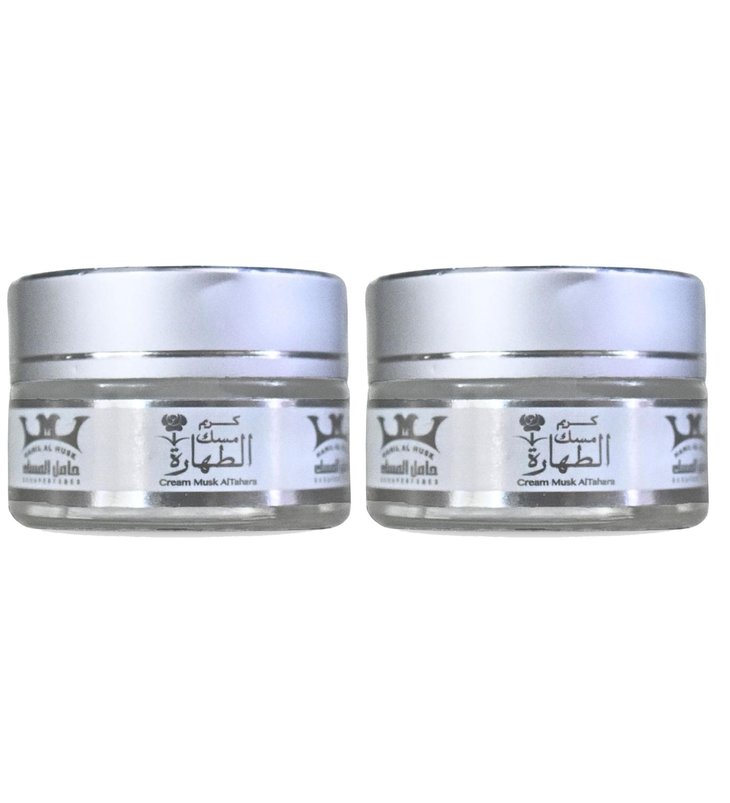 bonballoon Cream Musk Al Tahara Saudi Arabian Arabic Hamil Al-Musk AlMusk Al Musk Altahara For Women & Men Makhmaryia Makhmaria (2 Pack 1.41 oz / 40 gm) ( ) - Buy Online on GoSupps.com
