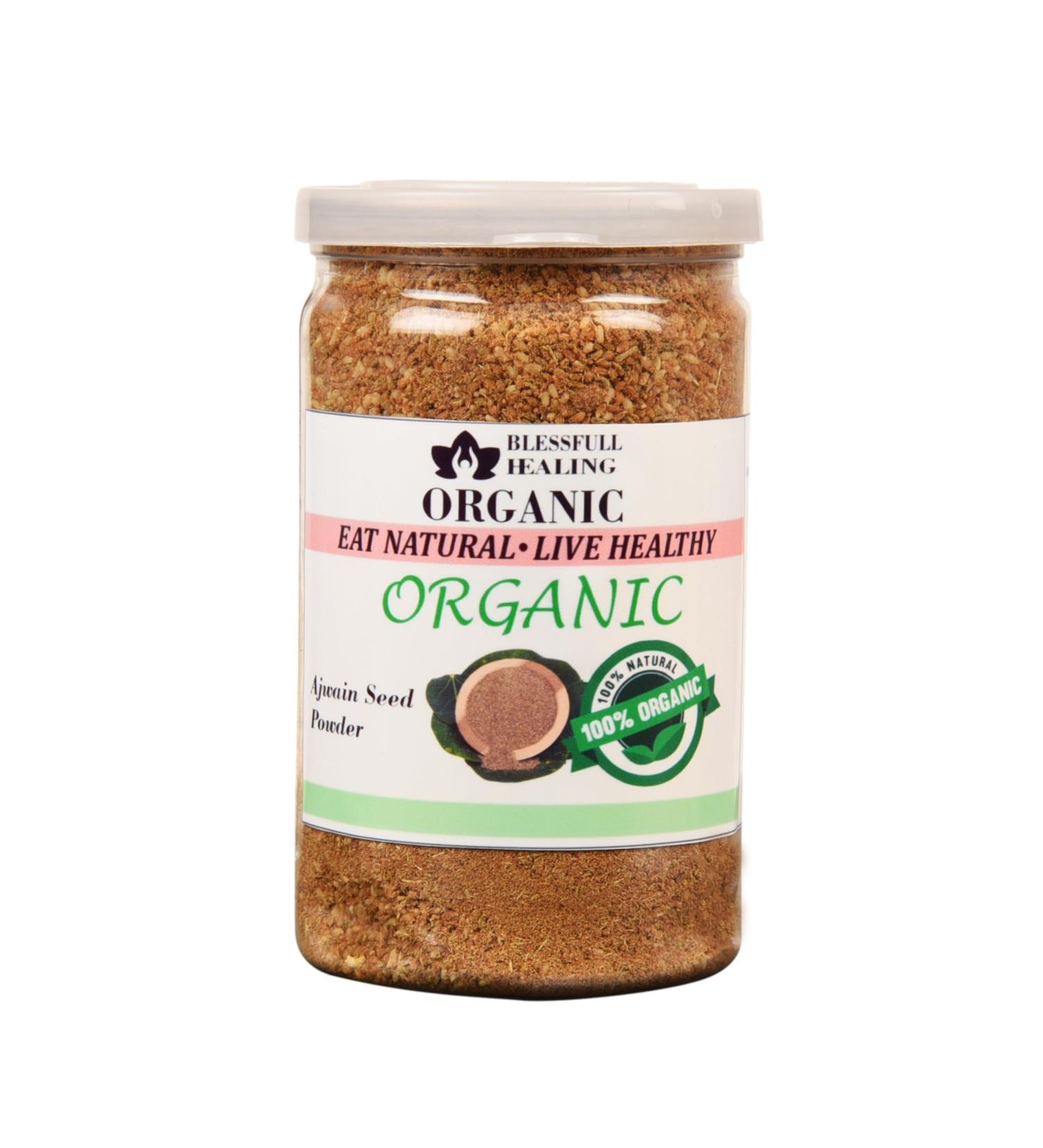 Blessfull Healing Organic Ajwain Seed Powder 100 Gram (Packing May Vary) 100 Gram 3.35 oz