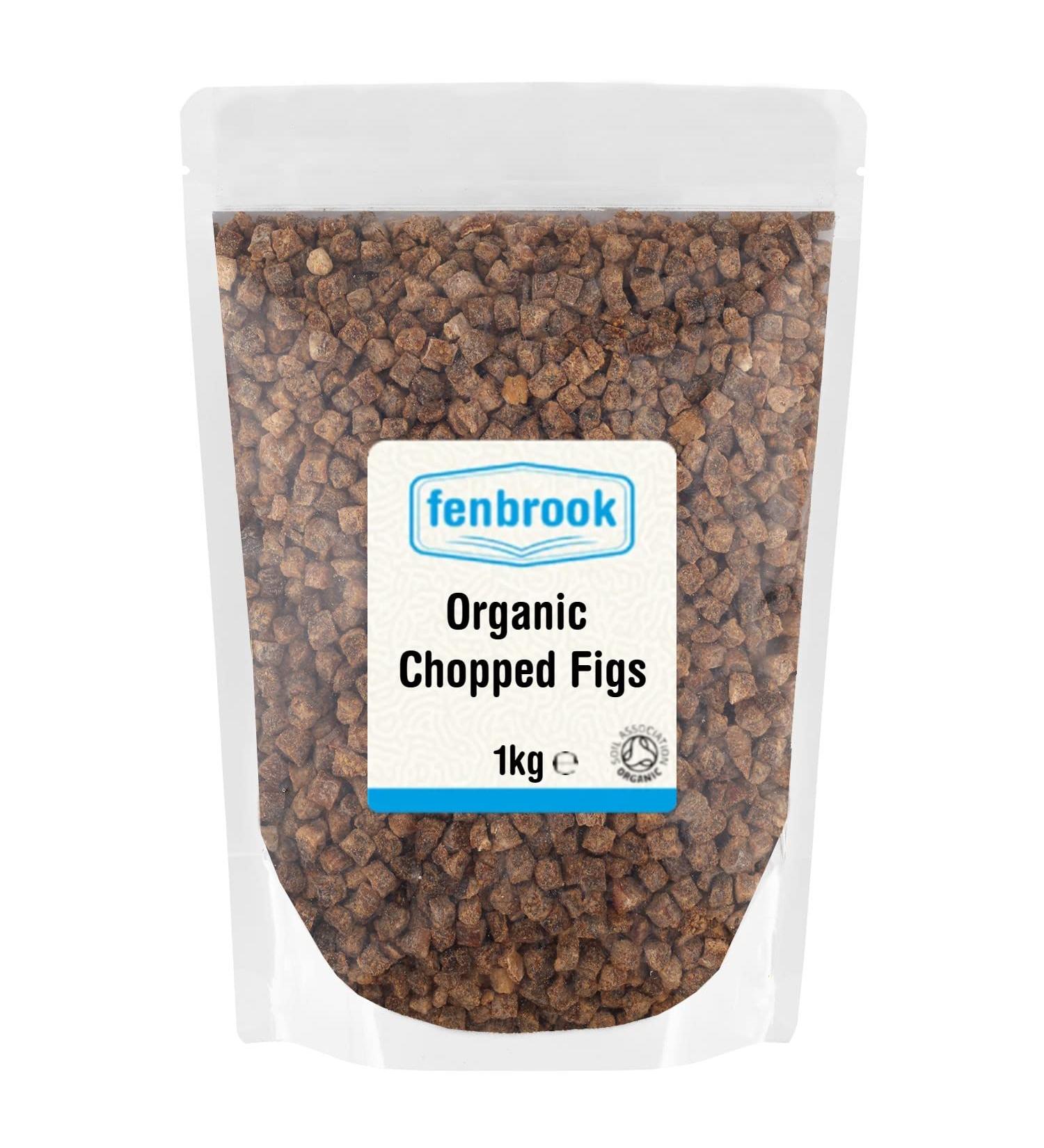 Organic Chopped Figs 1kg | Certified Organic by Fenbrook Organic - Buy Online on GoSupps.com