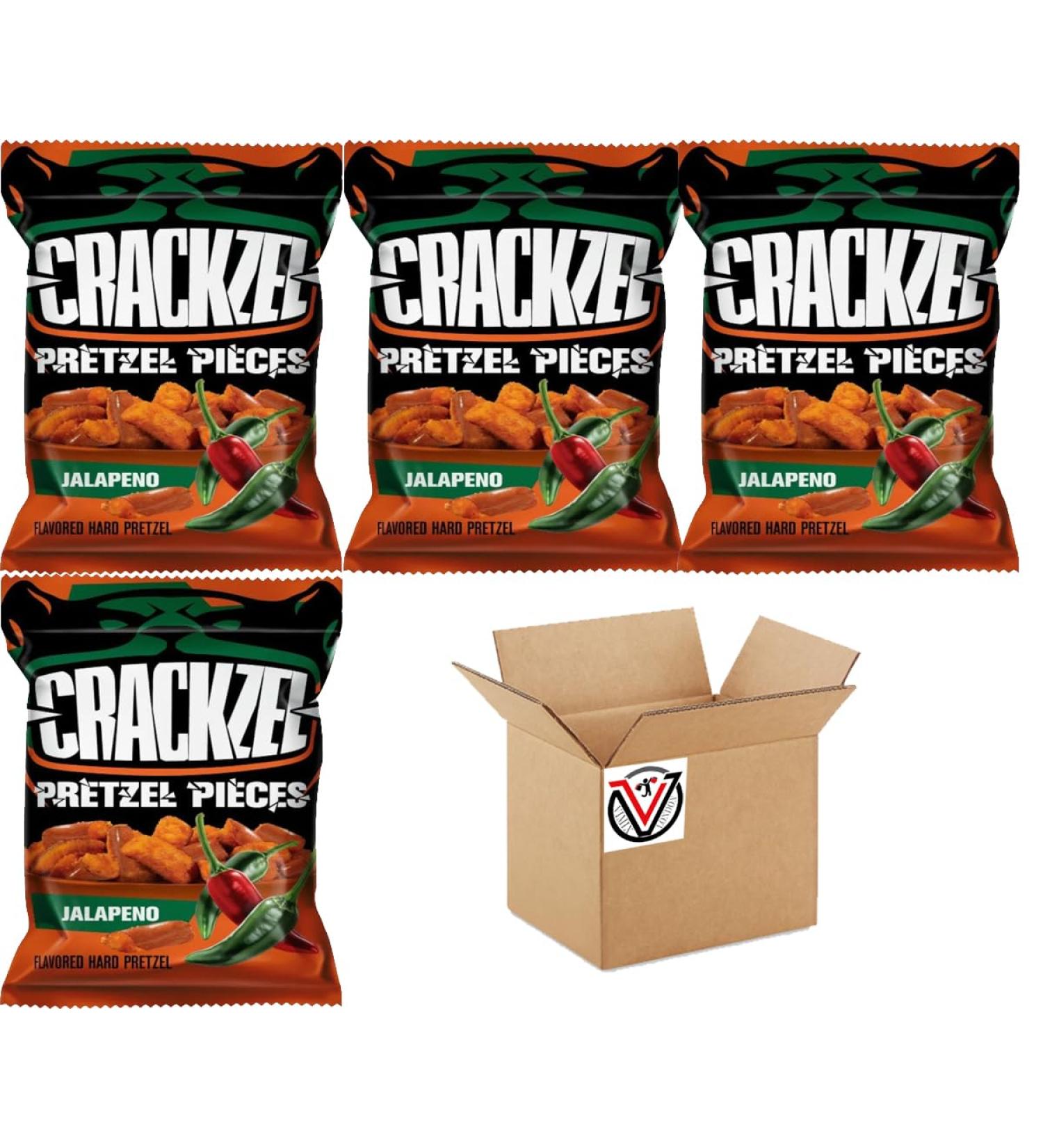 VIMIX Crackzel Jalapeno Pretzels Crisps 85g (04 Bags)