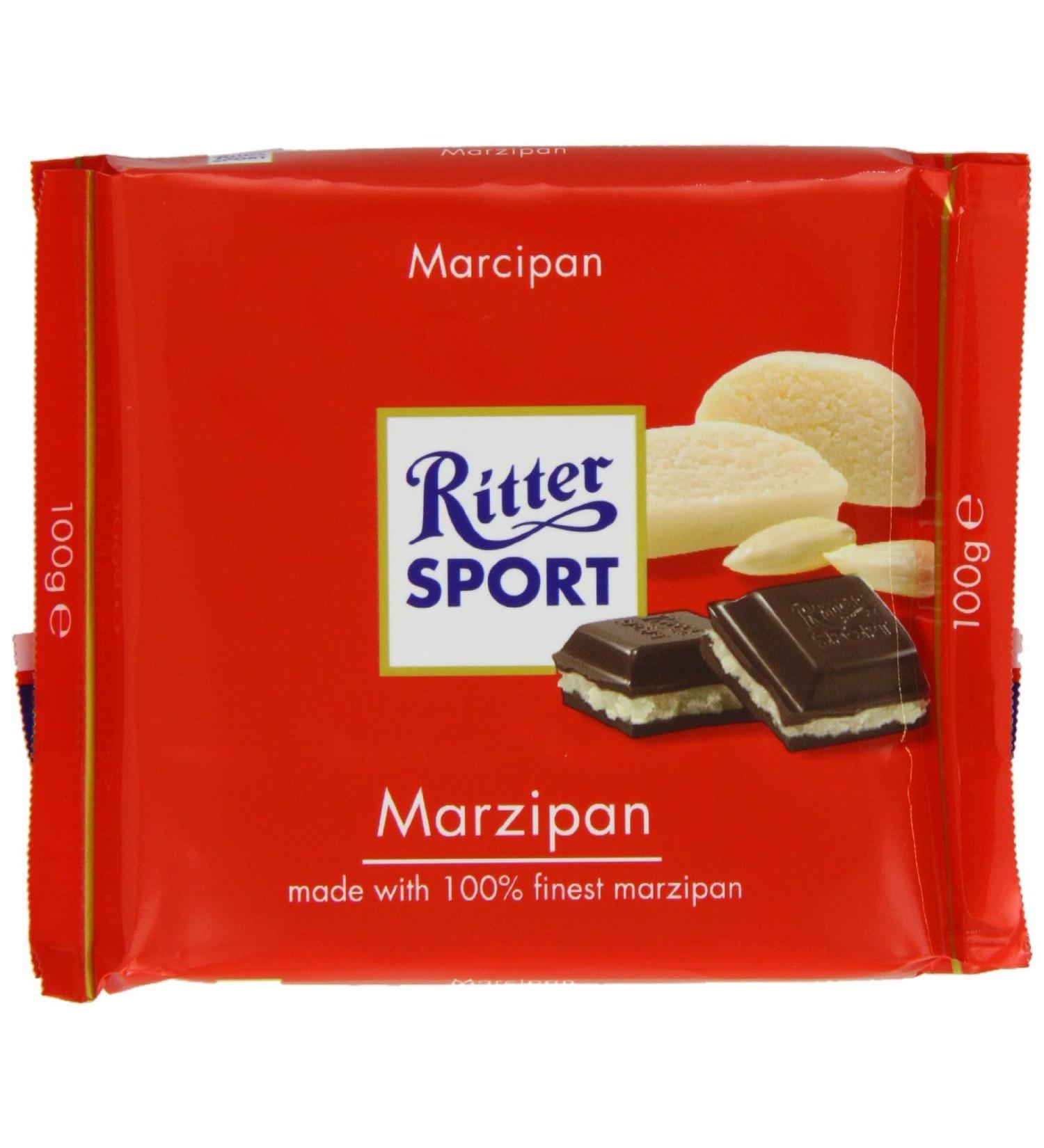 Ritter Sport Ritter Sport 5 x German Marzipan Chocolate Bars 100 g