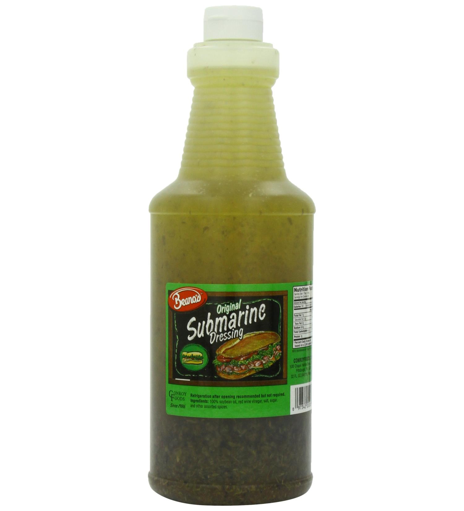 Beano's Original Sub Dressing - 4 Pack of 32 Ounce Bottles - Buy Online on GoSupps.com