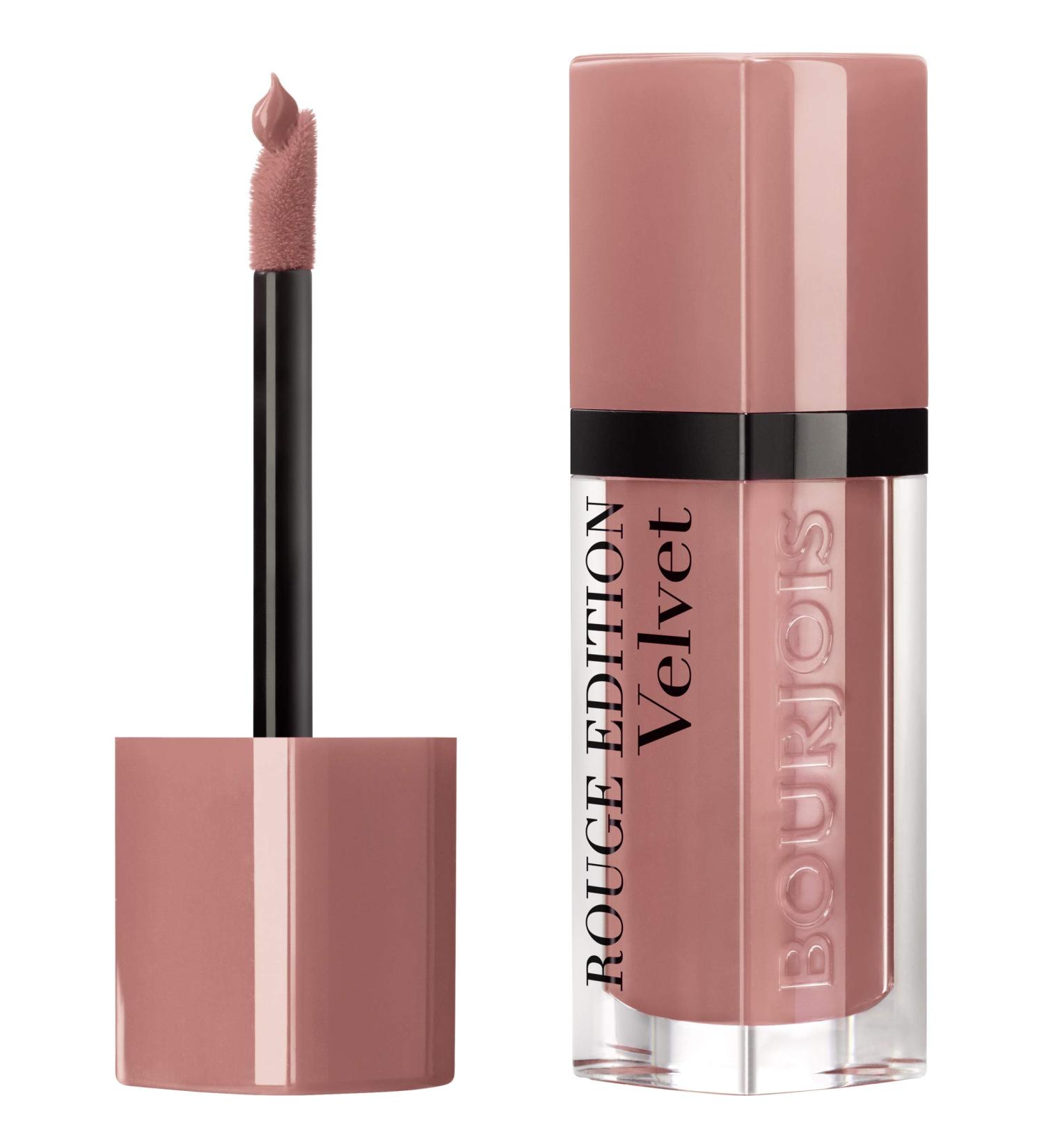 Bourjois Rouge Edition Velvet Liquid Lipstick 28 Chocopink 6.7ml - Long-lasting Pink Lip Color - Buy Online on GoSupps.com