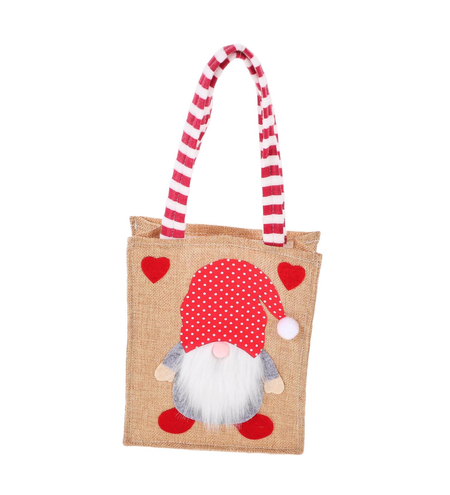 Alipis Christmas Bag Christmas Burlap Bags Xmas Handbag Christmas Bags Drawstring Bag Shopping 1 count (Pack of 1) Picture 3 - Buy Online on GoSupps.com