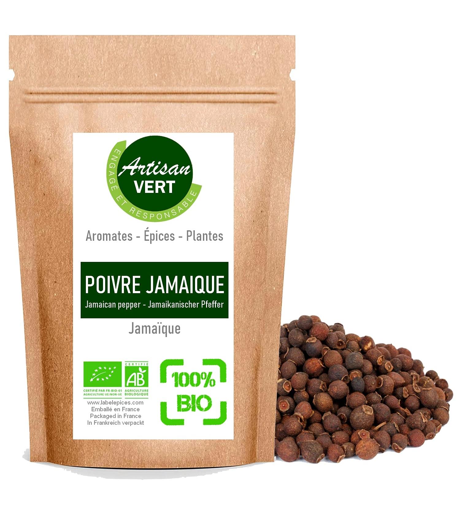 Jamaican Pepper - Artisan du Vert (200g) 100% vegetable natural - Buy Online on GoSupps.com