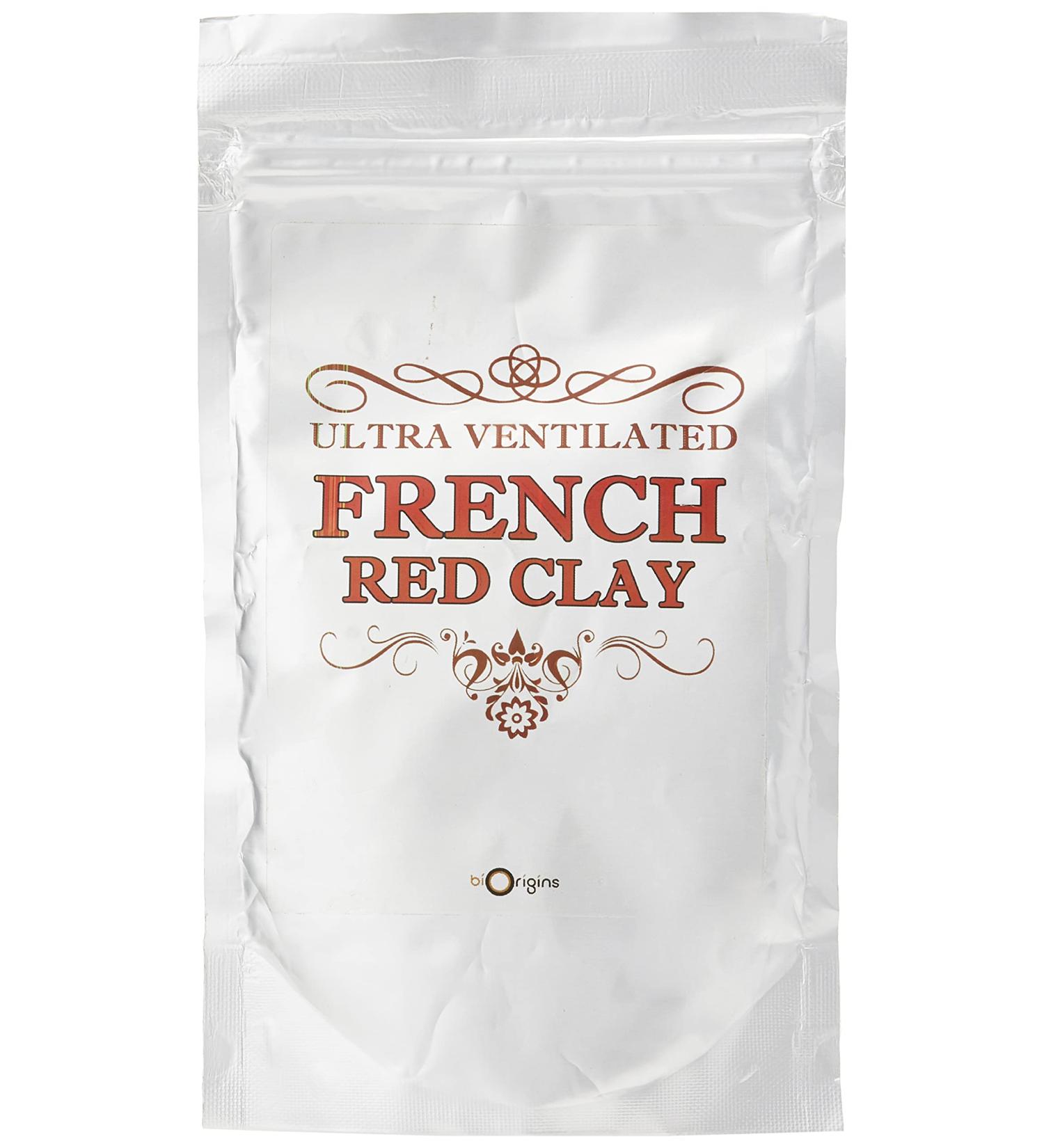 Buy Red Ultra Aerated French Clay - 100g | Premium Quality for Skin & Hair | Fast International Shipping - Buy Online on GoSupps.com