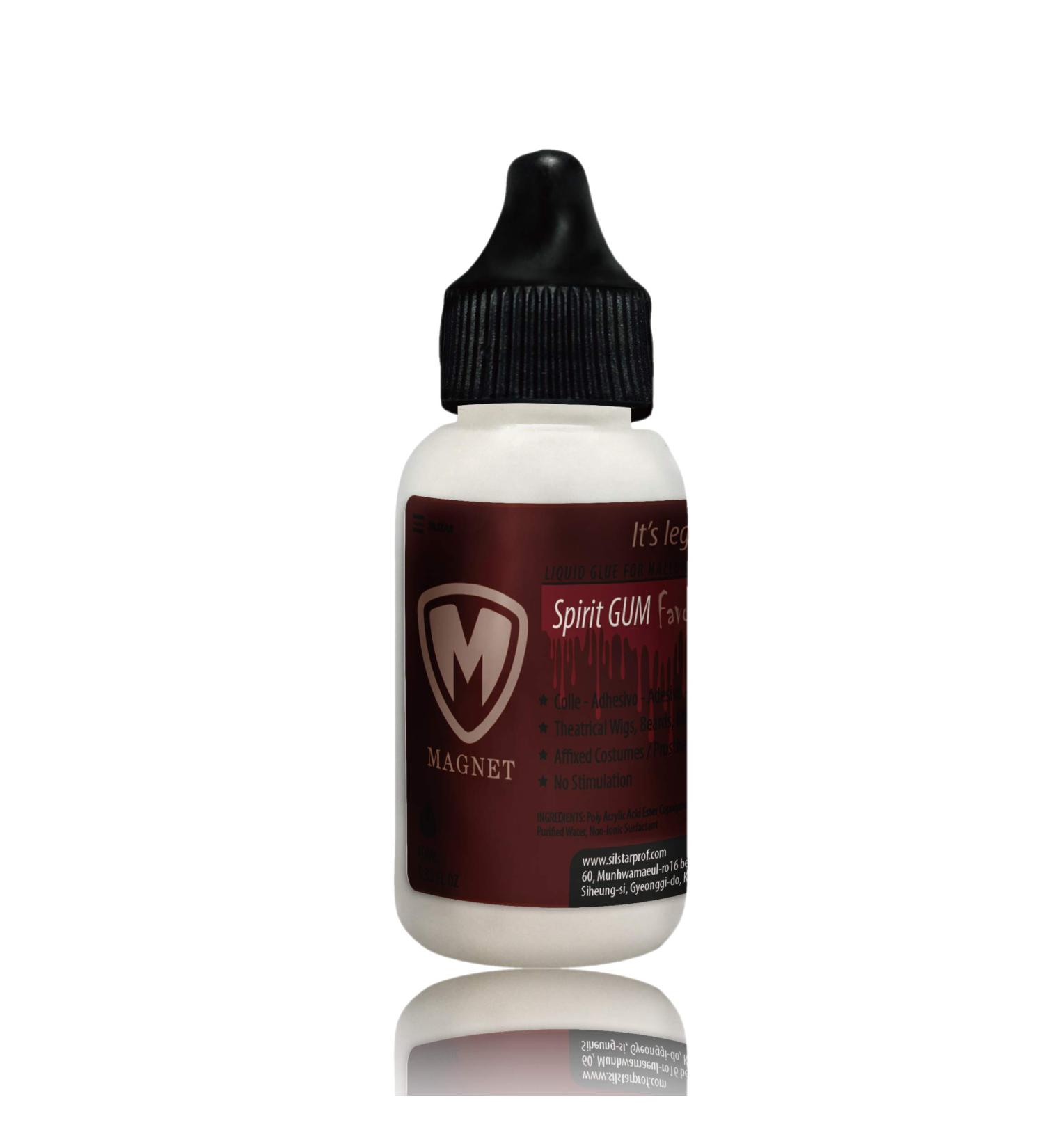 Magnet Spirit Gum 1.35oz - Korean Made PROSTHETICS Glue for Makeup & Theatrical FX Adhesive - International Shipping Available - Buy Online on GoSupps.com