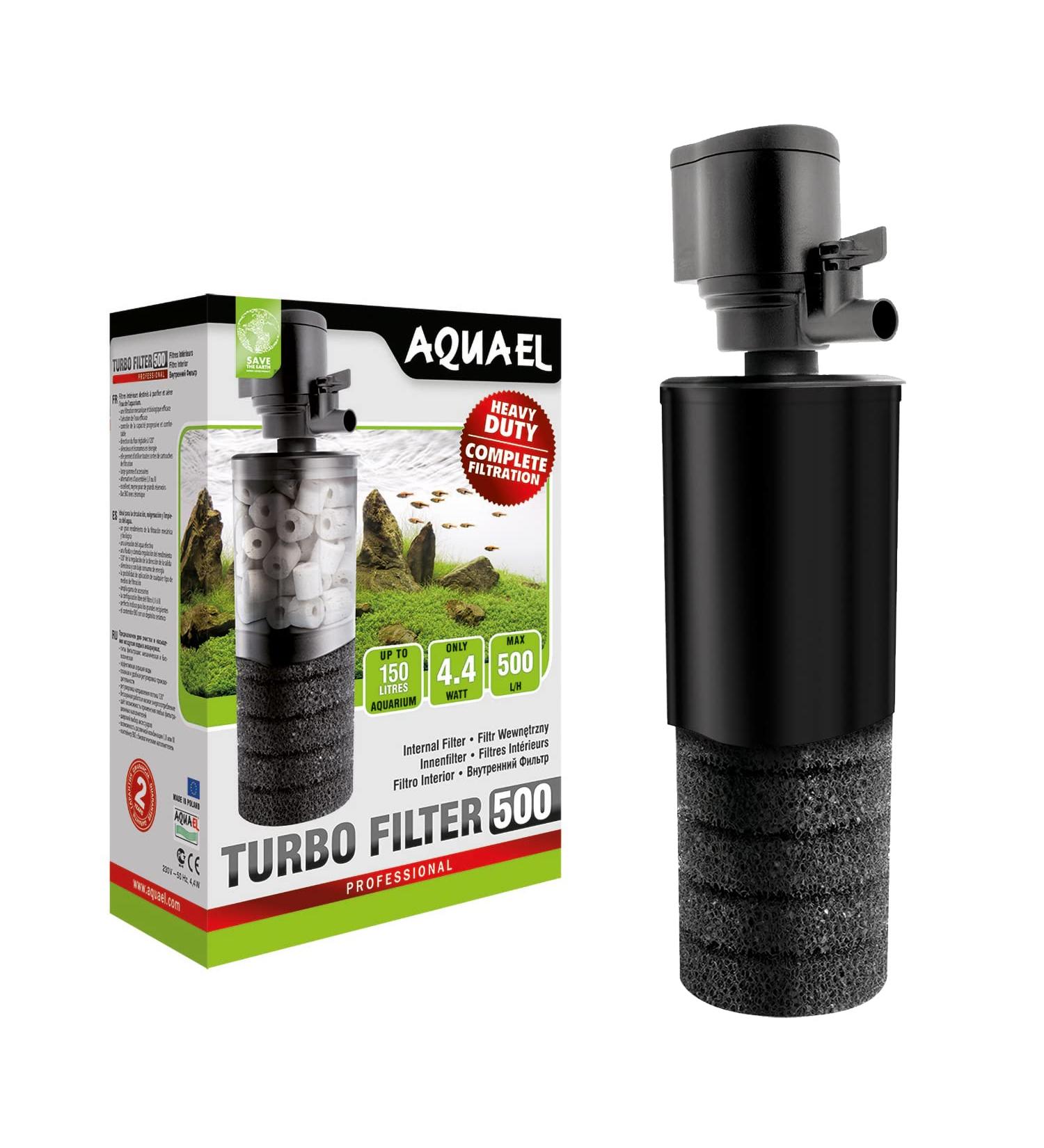 Aquael Filter Turbo 500 - High-Performance Aquarium Filter (1 Pack) for International Shipping - Buy Online on GoSupps.com