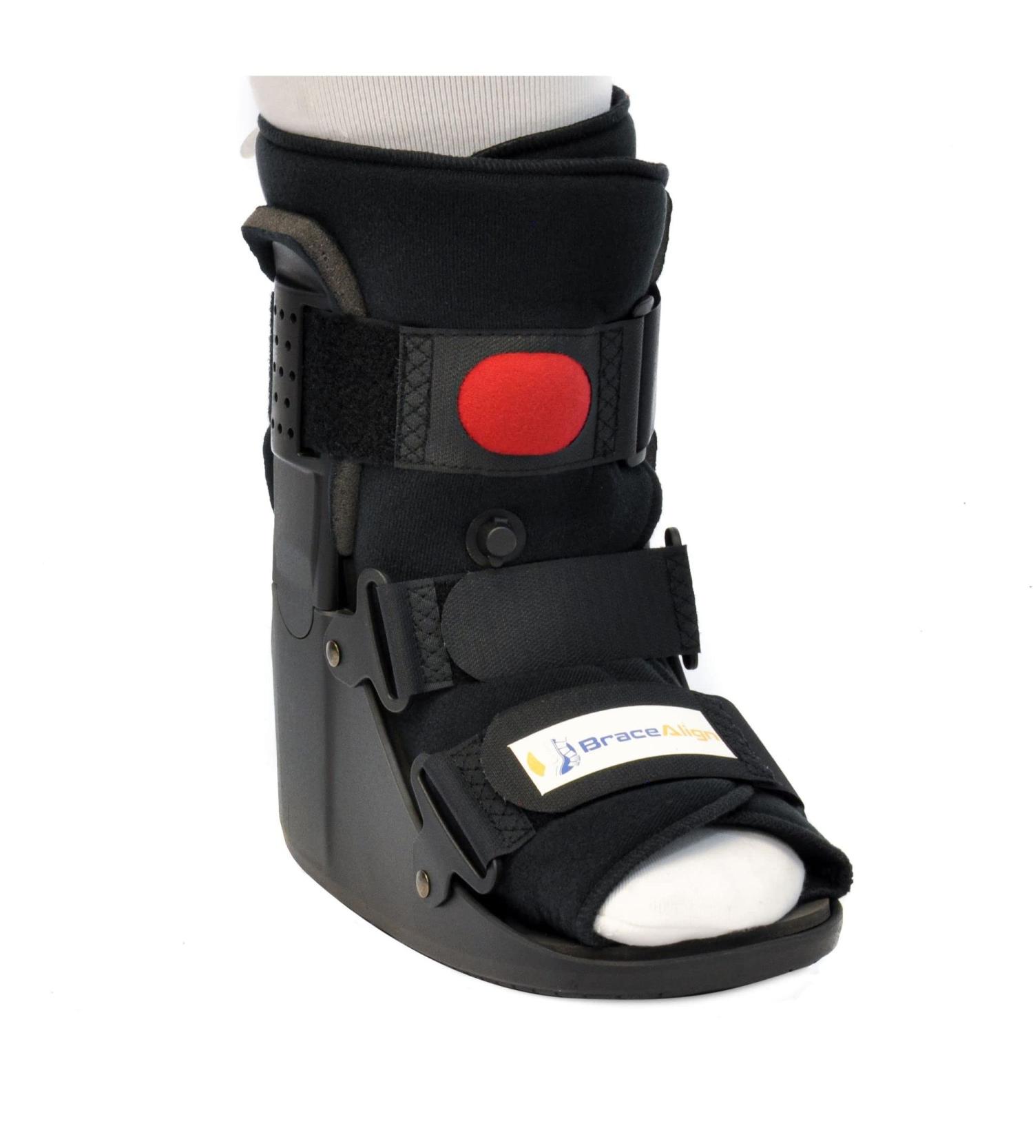 Brace Align Air CAM Walker Fracture Boot Short - PDAC Approved - Medium Size - Medical Recovery & Healing Protection for Toe, Foot, Ankle Injuries - Buy Online on GoSupps.com