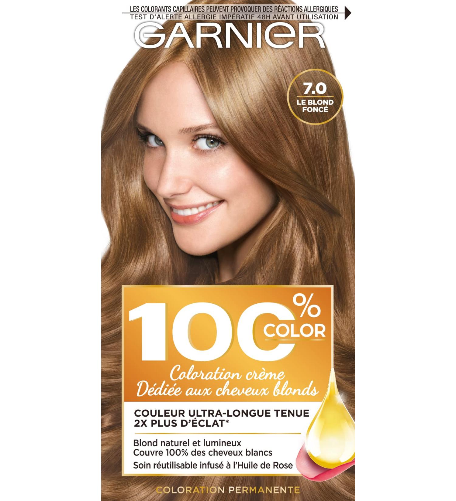 GARNIER Coloration 100% Ultra blond 7.0 blond fonc  - Buy Online on GoSupps.com