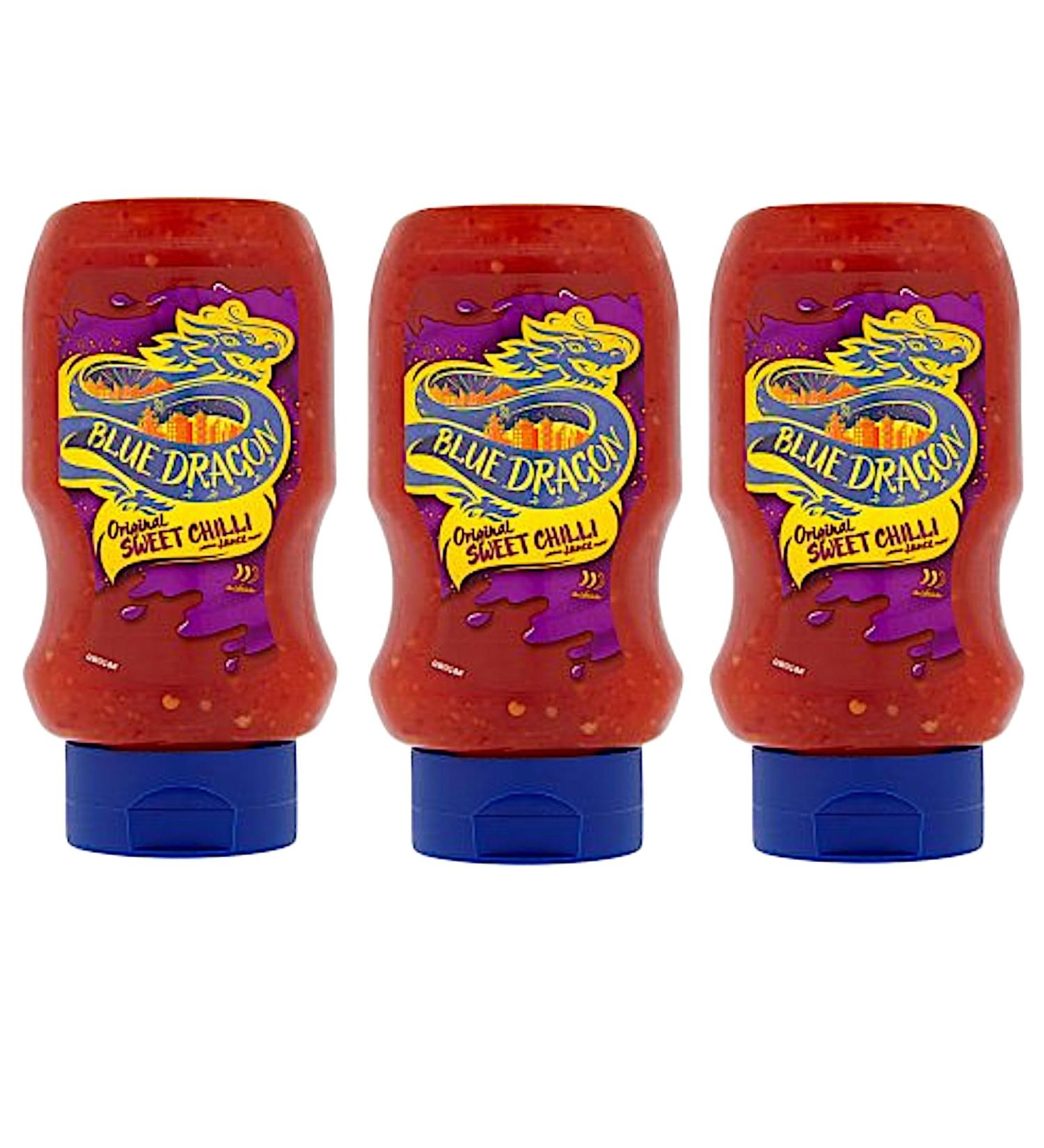 Blue Dragon Sweet Chilli Dipping Sauce 3 x 500ml Multipack