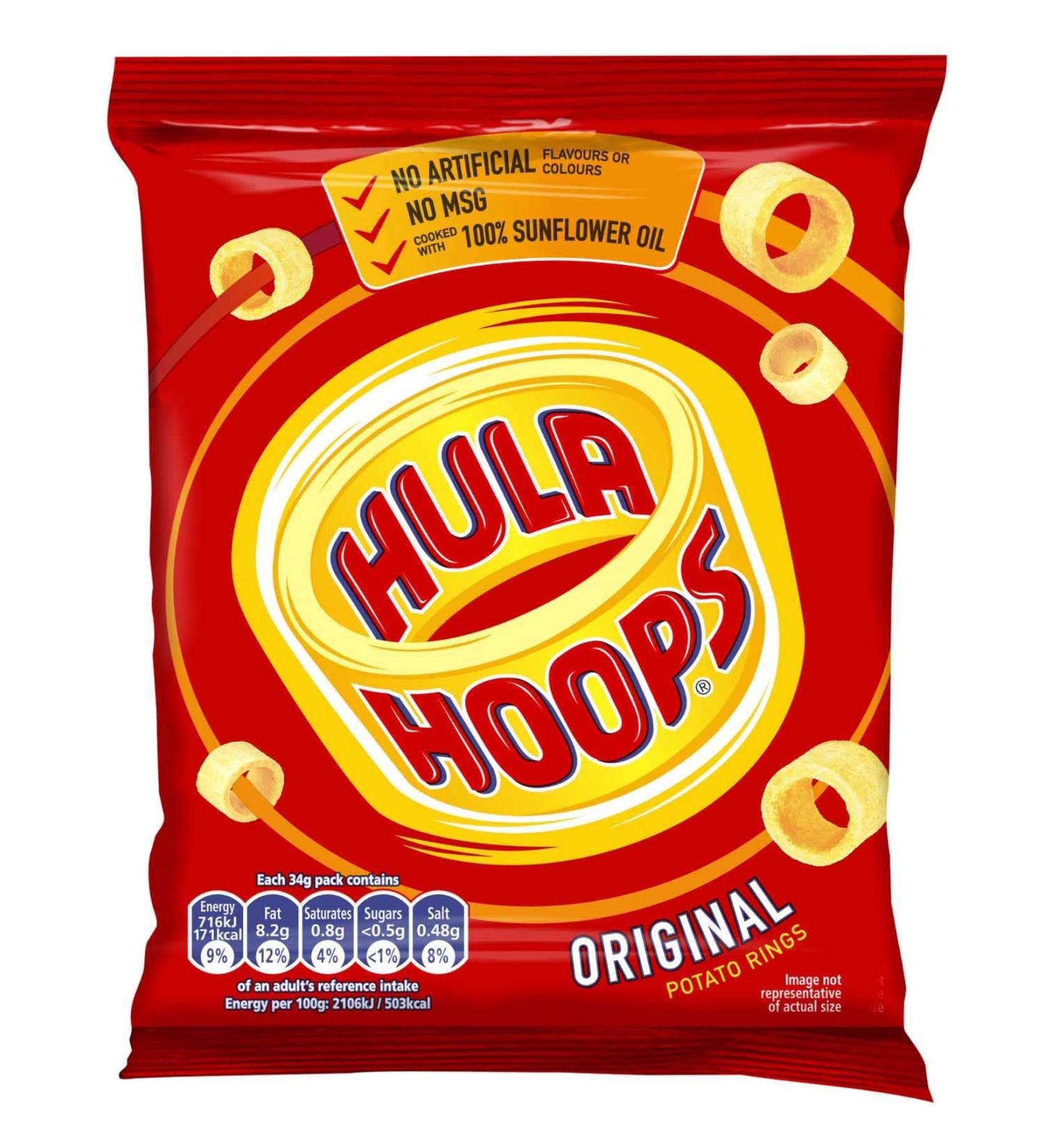 Hula Hoops 32x34g (Original)
