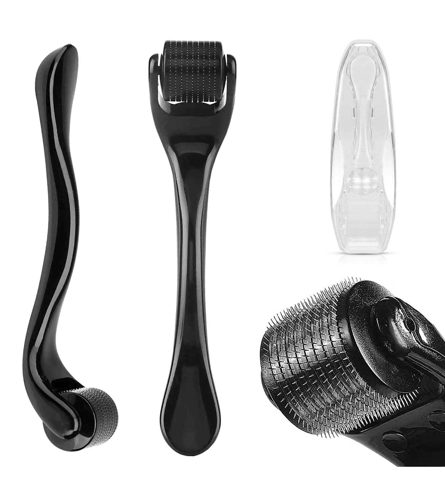 OioTuyi Beard Roller 0.5 mm Derma Roller Hair and Beard Care Derma Roller Hair Growth Microneedling Roller Micro Needle Roller for Men and Women Derma Roller Beard and Scalp - Buy Online on GoSupps.com