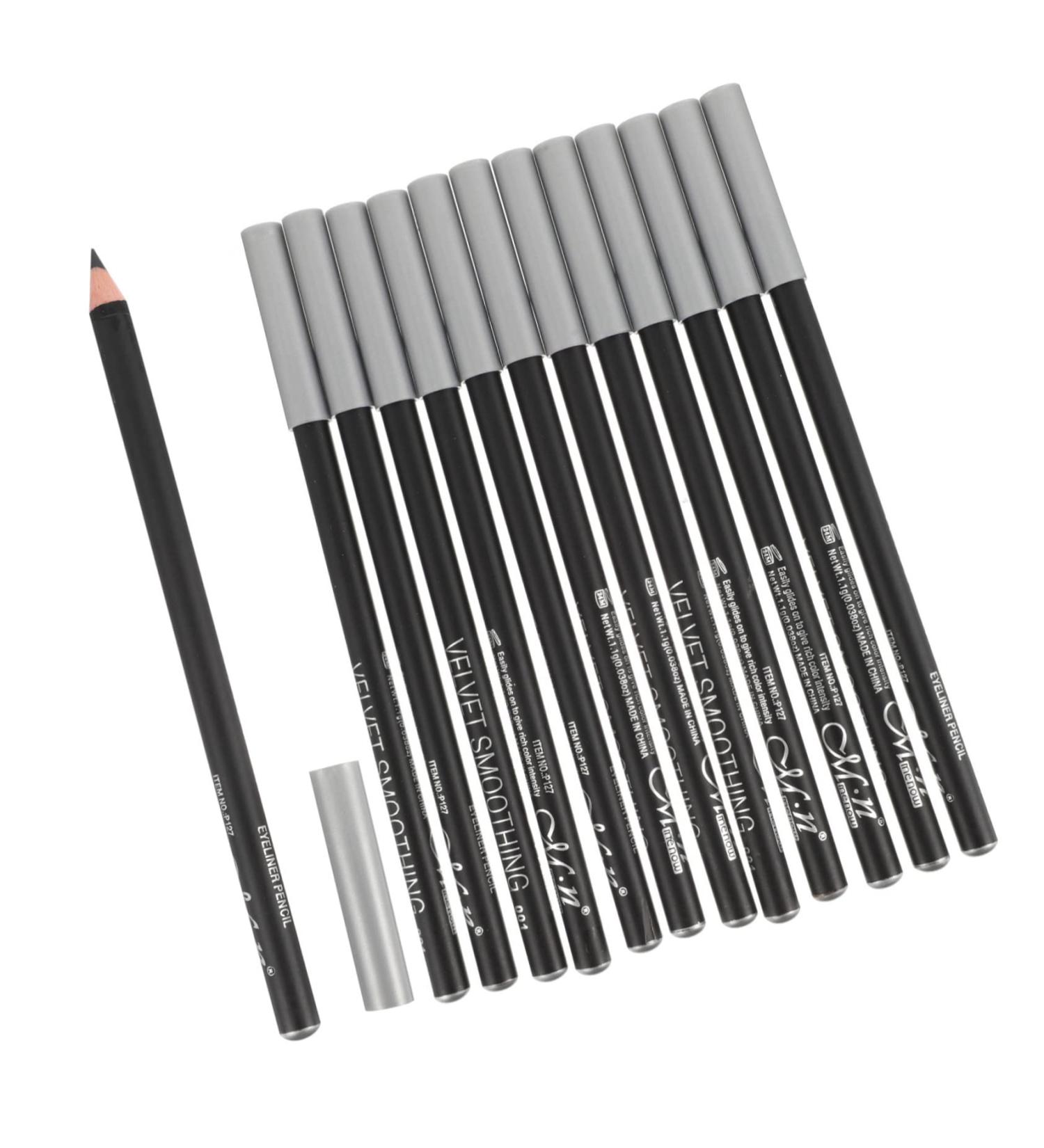 DRESSOOS 12pcs Black Eyeliner 1 Eye Grooming Pens Practical Eyeliners Waterproof Eyeliner Makeup Tool Plastic - Buy Online on GoSupps.com