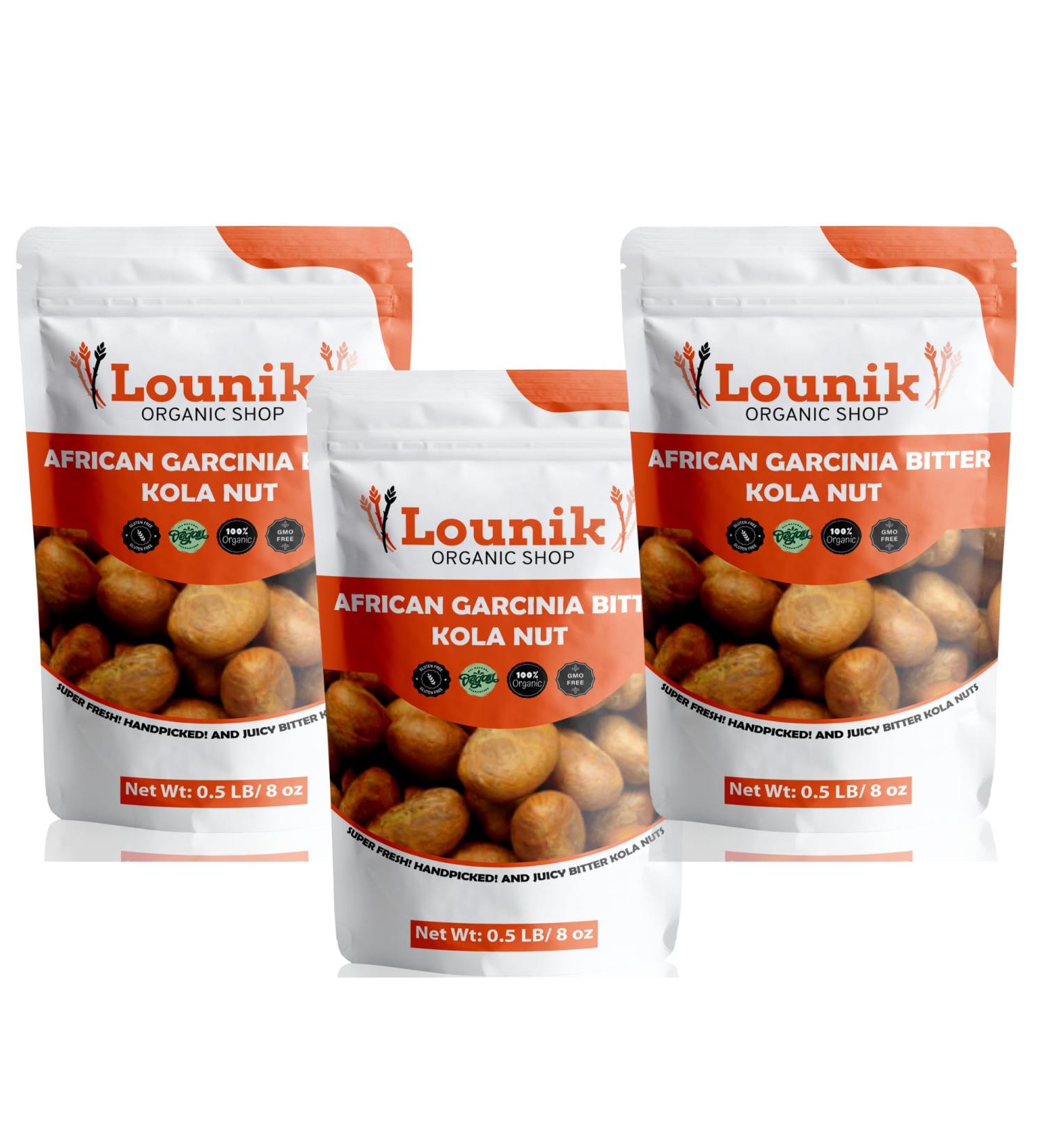 Bitter Kola Nut Garcinia Kola - Bundle of 3 Packs - 675 grams/ 24 ounces - Buy Online on GoSupps.com