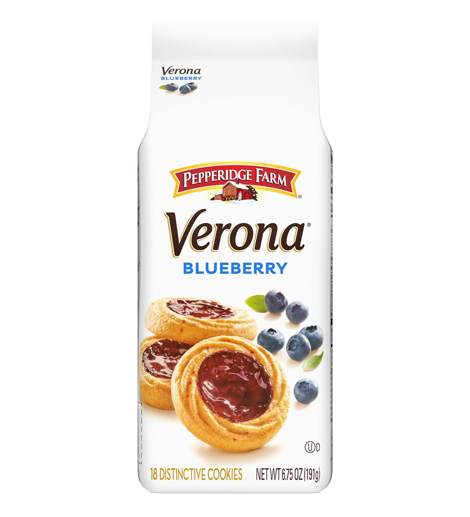 Pepperidge Farm Verona Blueberry Thumbprint Cookies - 6.75 oz. Bag - Buy Online on GoSupps.com