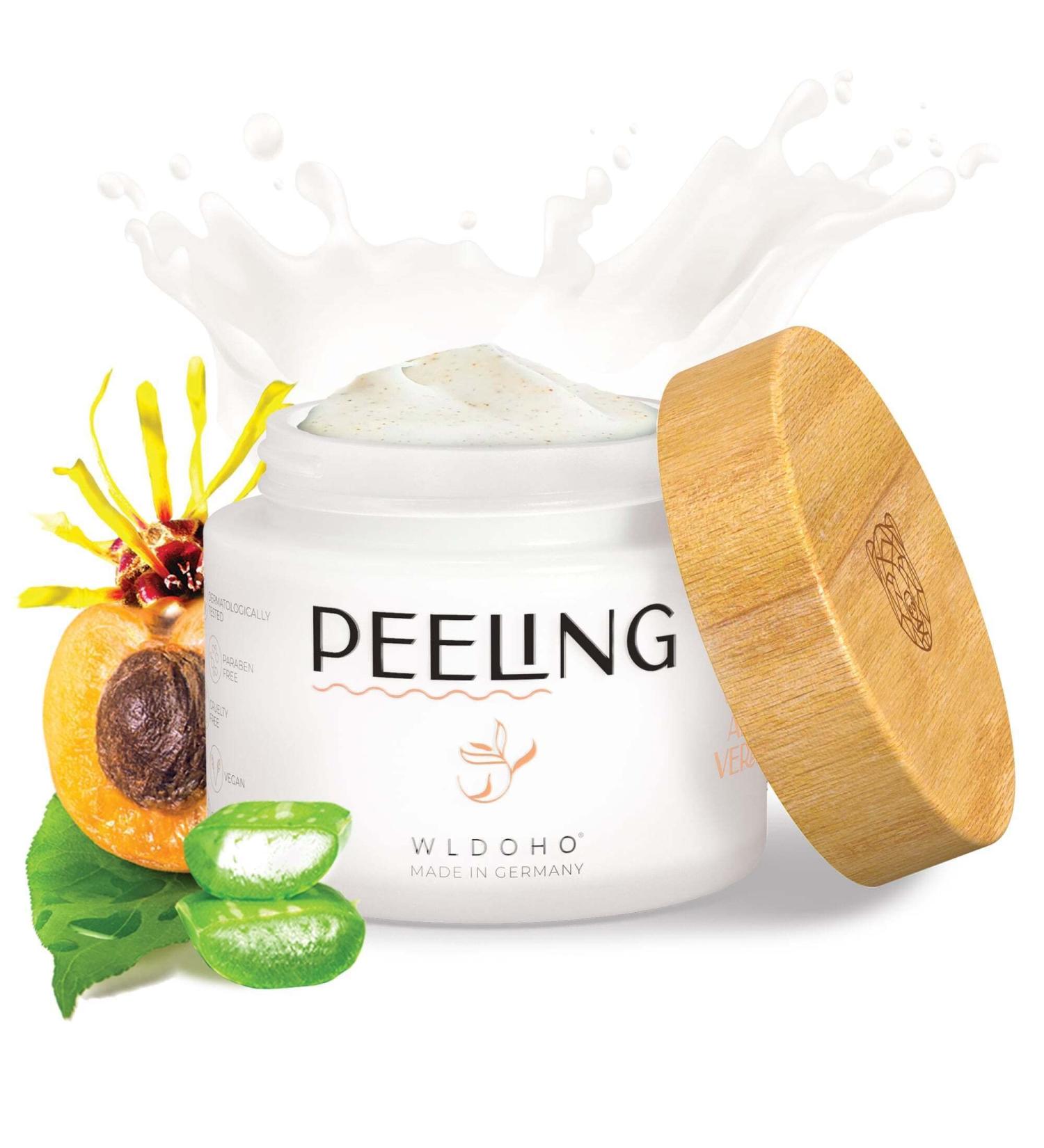  WLDOHO WLDOHO Long Lasting Body Scrub I Body Scrub Against Shaving Buttons Irritation & Razor Burns I 200ml Refreshing Body Scrub I Gently Cleanses & Hydrates | - Buy Online on GoSupps.com