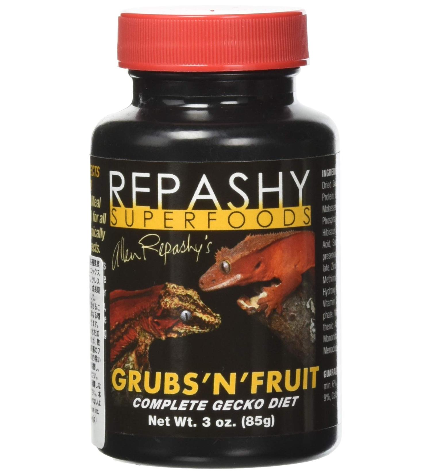 Repashy Superfoods - Grubs 'n' Fruit Gecko Diet 30% insects 50% fruit 85 g (Pack of 1) - Buy Online on GoSupps.com