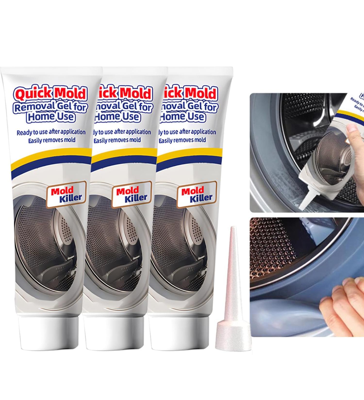 Quick Removal Gel for Home Use Home Remover Gel Household Cleaner Gel for Washing Machine Refrigerator Strips Silicone Surfaces Grout Cleaner for Tiles Bathroom Kitchen Sinks (3PCS) - Buy Online on GoSupps.com