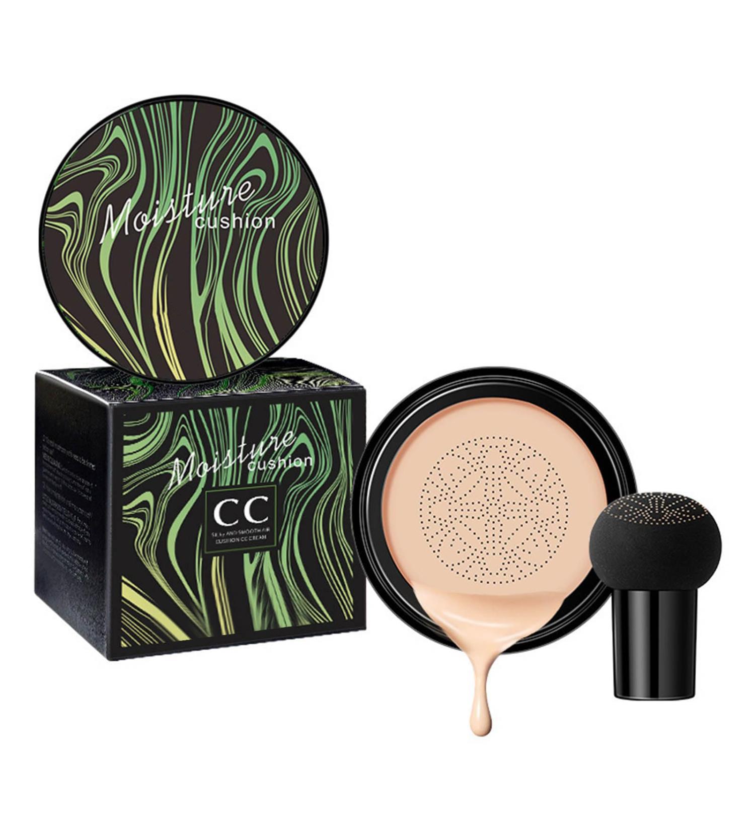 Mushroom Head Air Cushion CC Cream BB Cream Mushroom Head Foundation Full Coverage Foundation Makeup Long Lasting Moisturize Matte Concealer - Buy Online on GoSupps.com