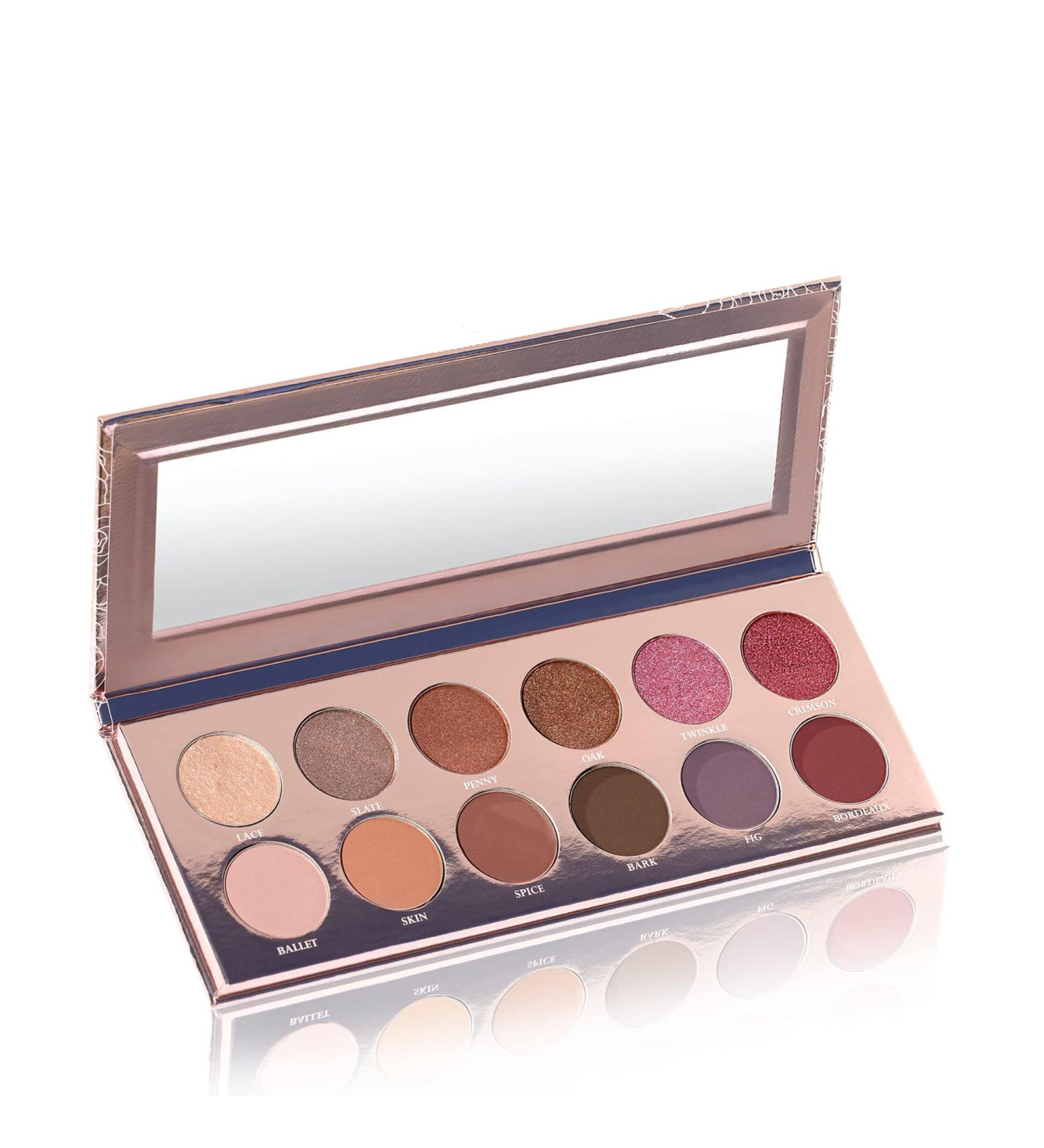 Girlactik The Essential Palette - 12 Color Eye Palette with Matte & Metallic Shades for International Shipping - Buy Online on GoSupps.com