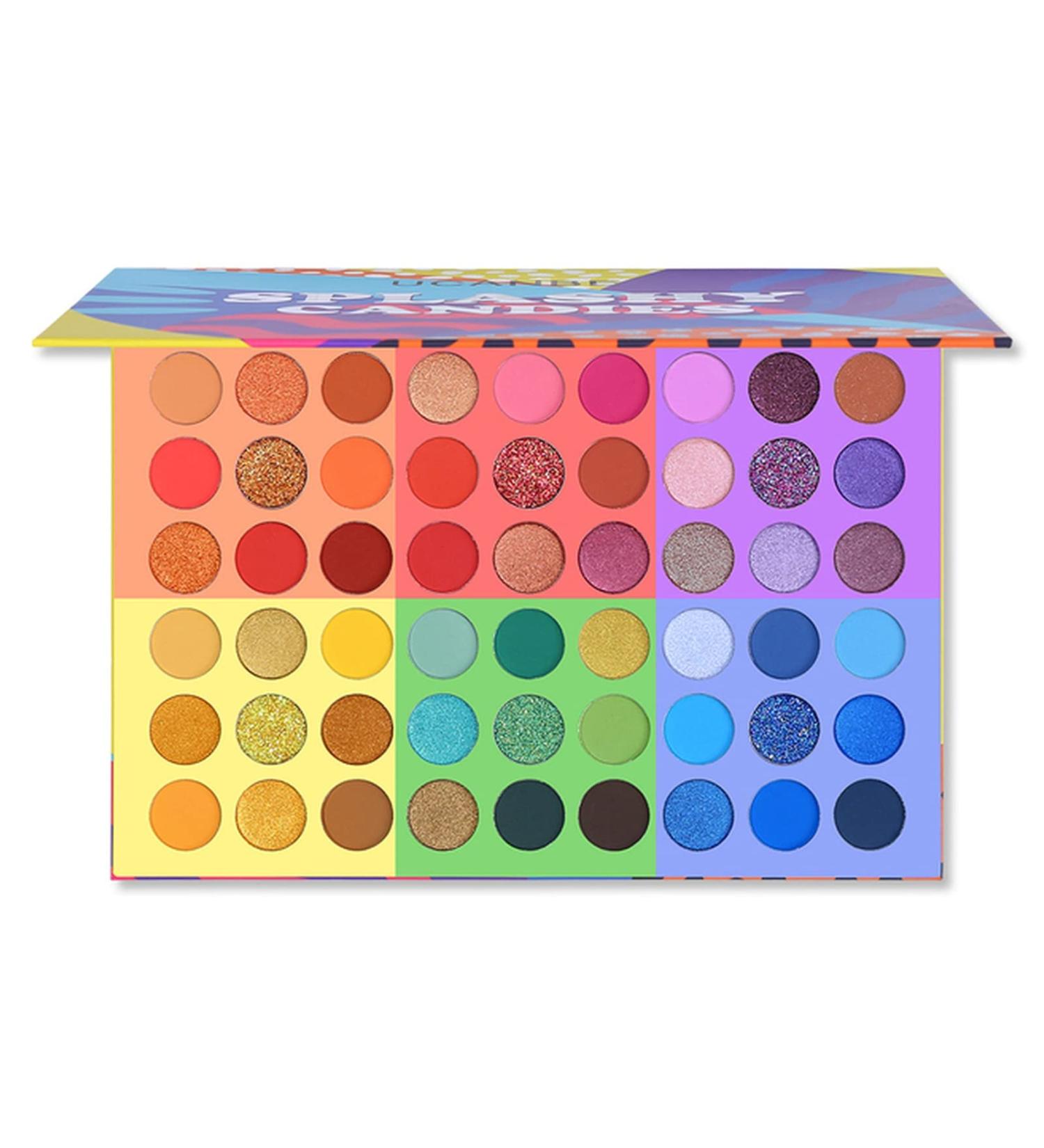 Beauty Palette 54 Colors Eye Shadow Palette Vivid Summer Look Eyes Makeup Glitter Shiny Matte Eyeshadow Powder Eyeshadow Palette (Size : Russian Federation)