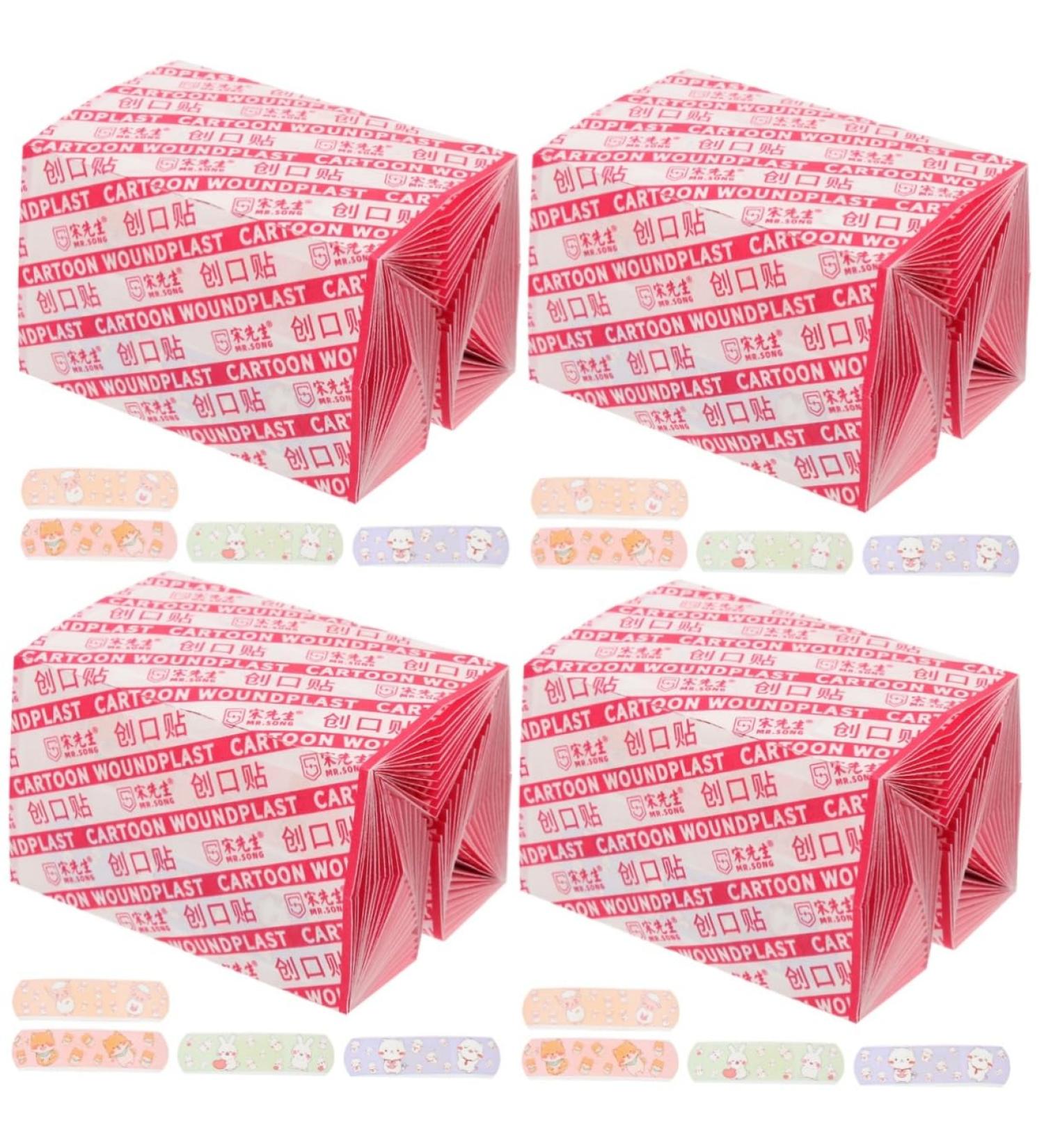 Yardwe 8 Boxes Cartoon Travel Accessories - Fun & Breathable Medical Glue for Kids - Buy Online on GoSupps.com