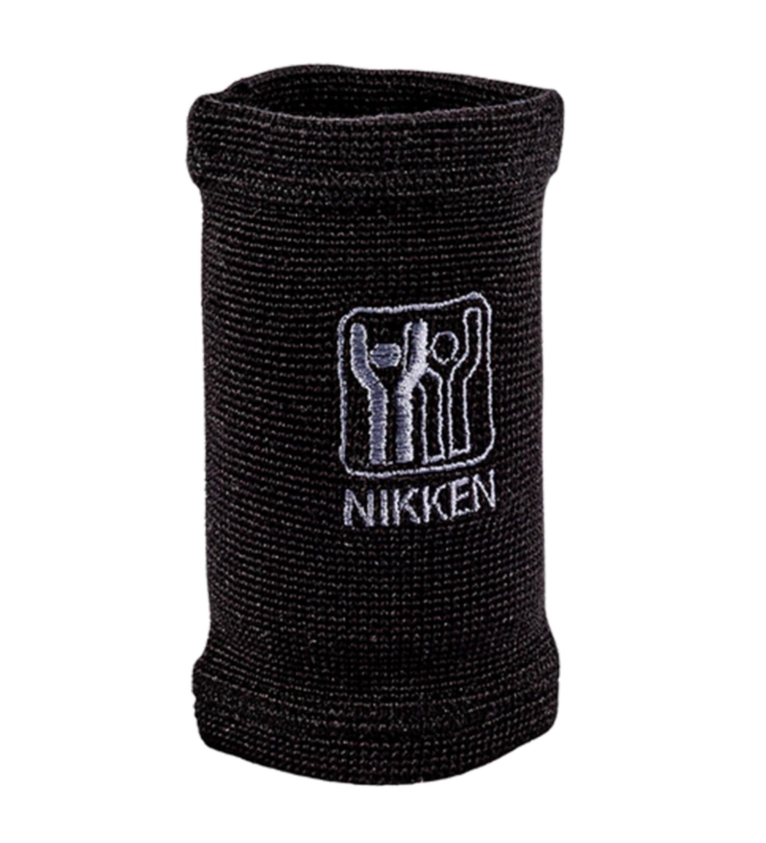 Nikken KenkoTherm Large Wrist Wrap 1835 | Support & Compression Sleeve for Weightlifting Boxing | Unisex Comfort & Protection - Buy Online on GoSupps.com