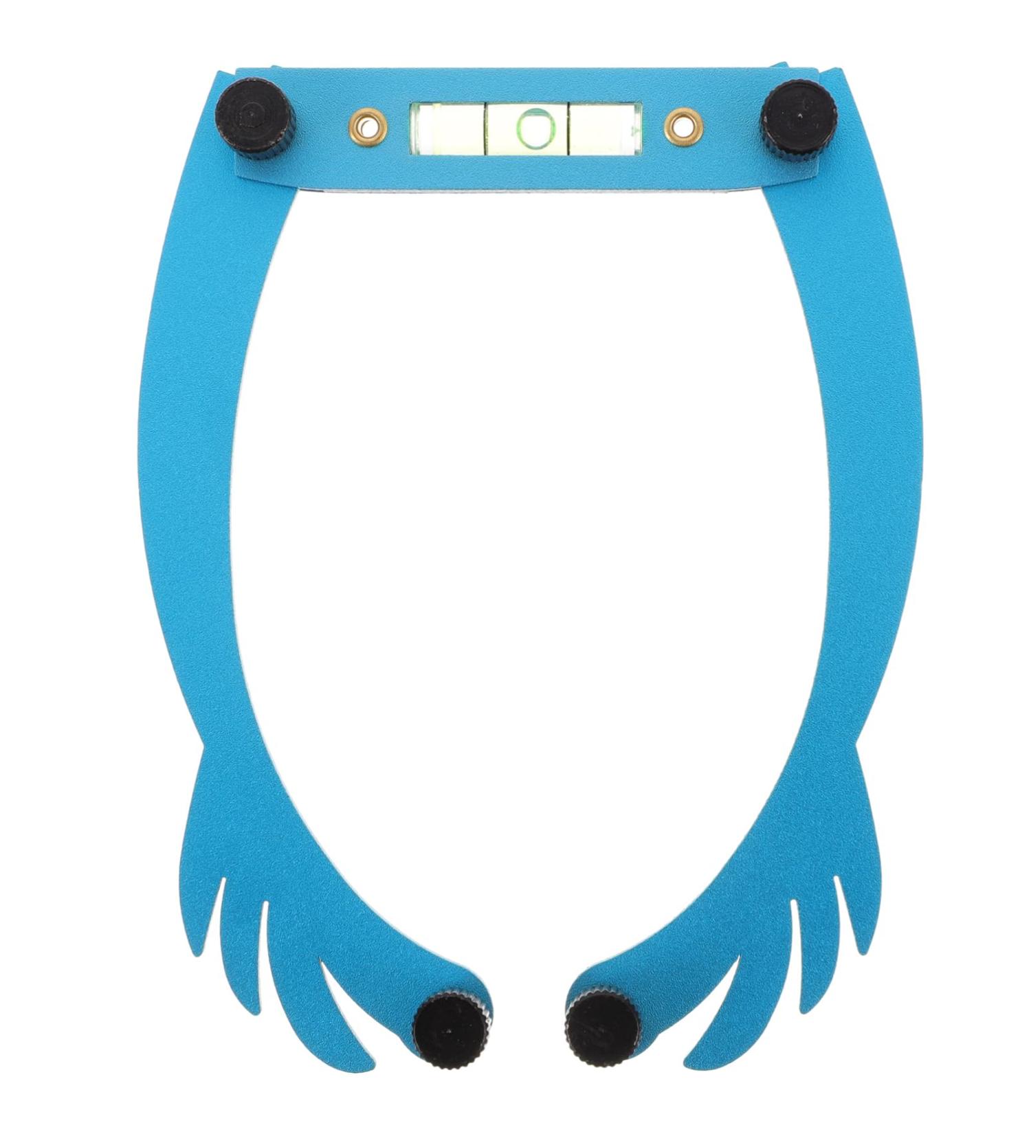 Angoily Aluminum Alloy Embroidery Level Ruler Eyebrow Shaper Kit Brow Mapping Kit Eyebrow Trimming Set 25.5x1.3cm Blue - Buy Online on GoSupps.com