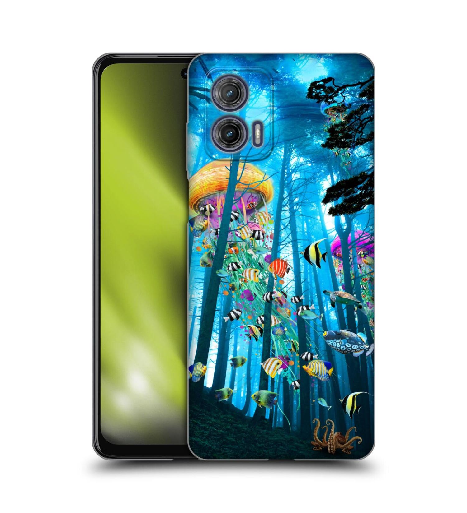 Head Case Designs Officially Licensed Dave Loblaw Electric Jellyfish In A Mist Jellyfish Soft Gel Case Compatible With Motorola Moto G73 5G Motorola Moto G73 5G Electric Jellyfish In A Mist - Buy Online on GoSupps.com
