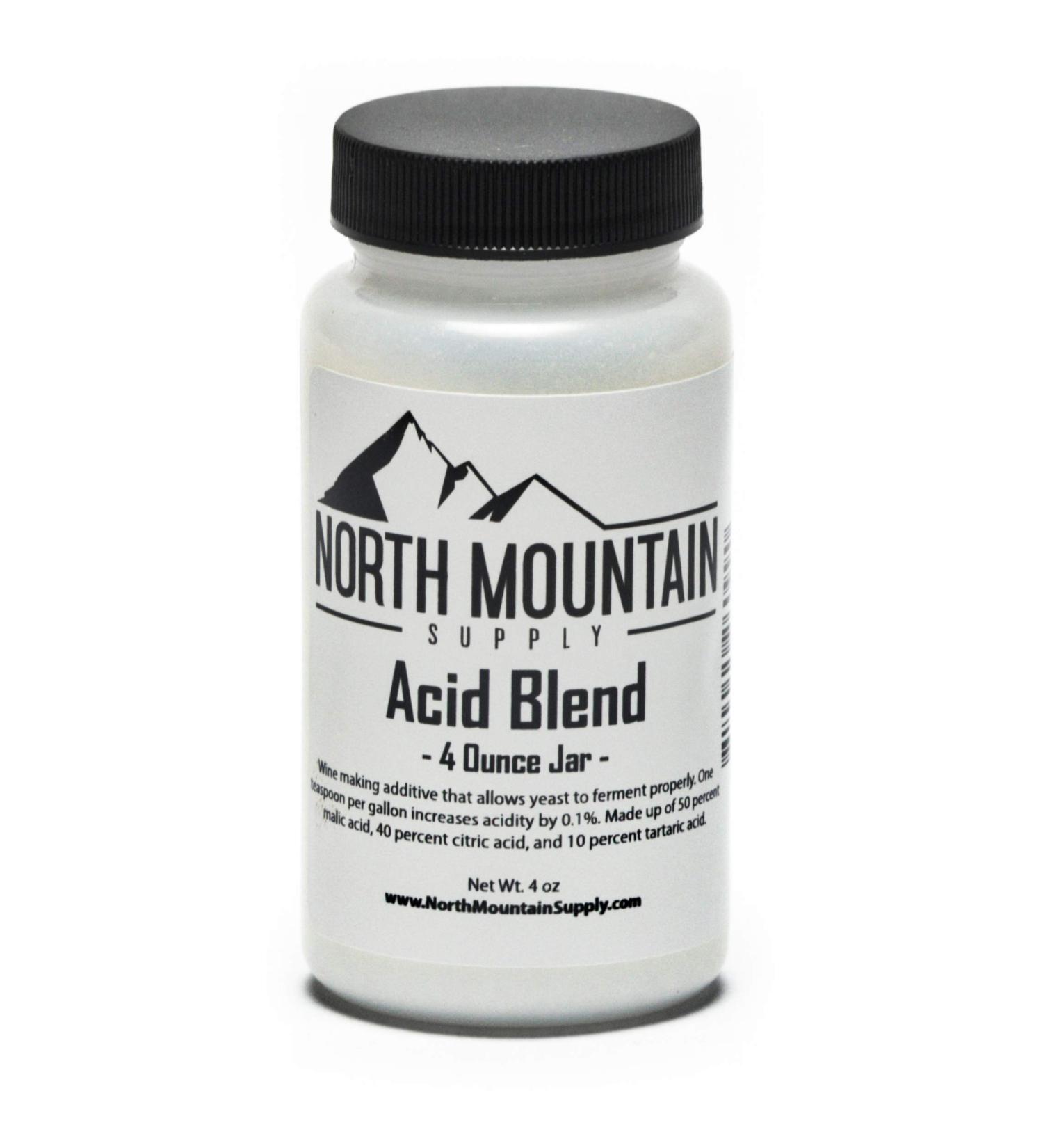 North Mountain Supply - AB-4oz Food Grade Acid Blend - 4 Ounce Jar 4 Ounces