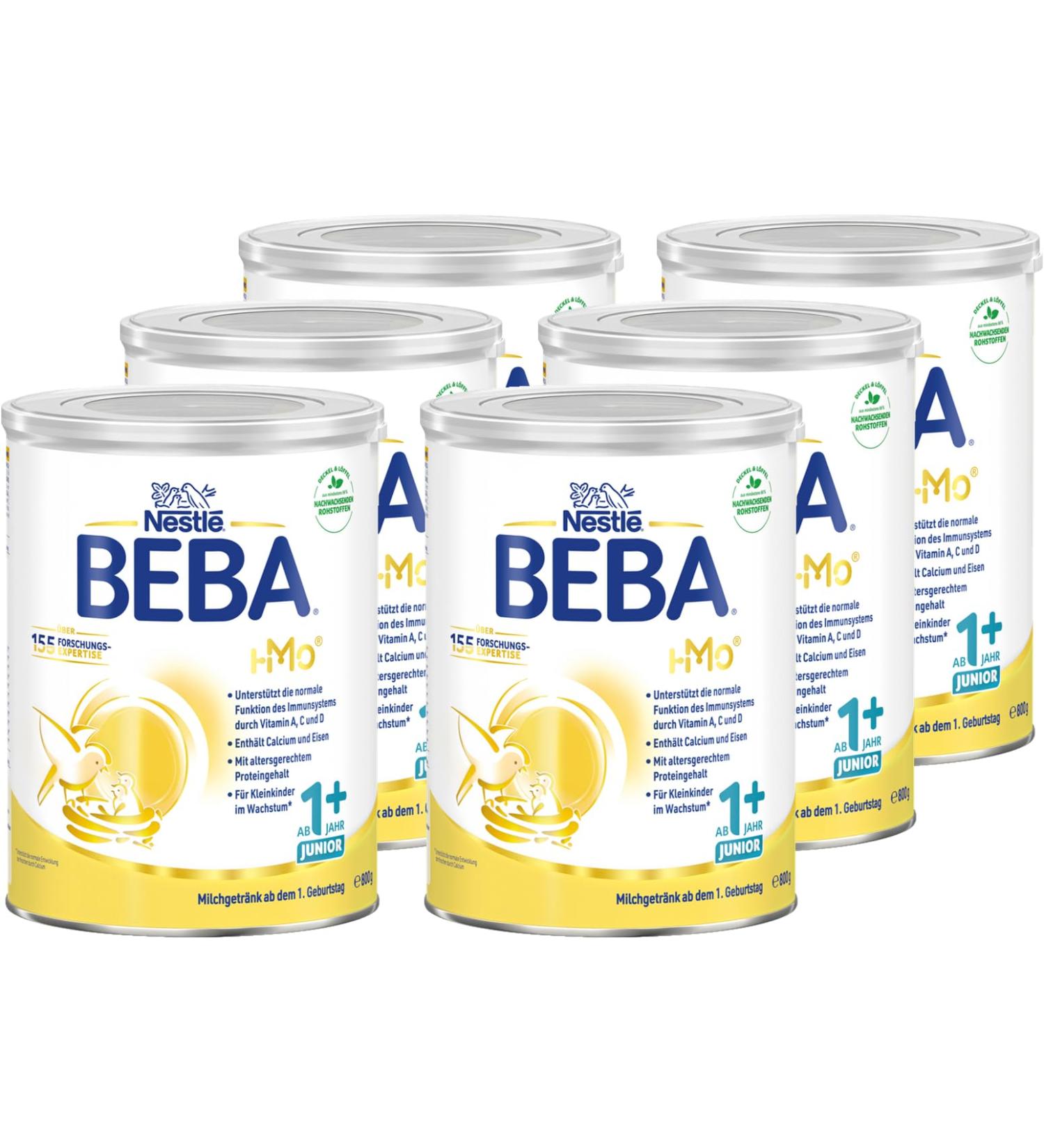 Buy BEBA Nestl JUNIOR 1 Milk Drink (800g x 6) - Ideal for 1st Birthday | International Shipping Available - Buy Online on GoSupps.com