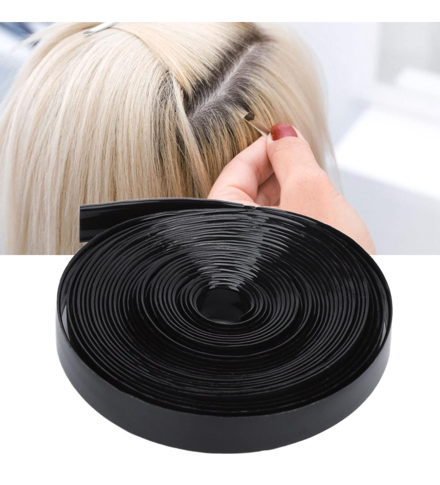 Buy 0.8mm Black Hair Extension Keratin Glue - Strong Adhesion & Long Lasting Non-Irritating Tape Roll for Hair Extensions & Wigs - International Shipping Available - Buy Online on GoSupps.com