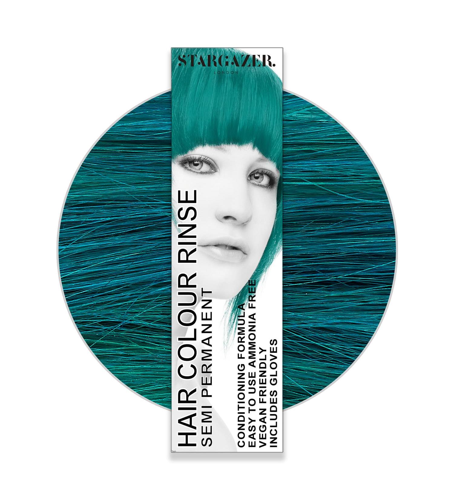 Stargazer Tropical Green Semi Permanent Hair Dye 70ml - Vibrant Color (1 Pack) - Buy Online on GoSupps.com