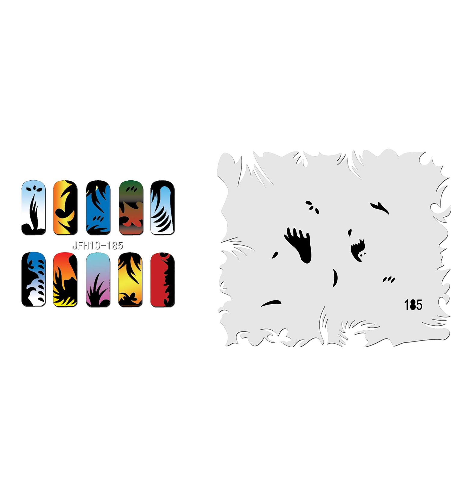Fingernail stencil (airbrush nail art) Fengda JFH10-185