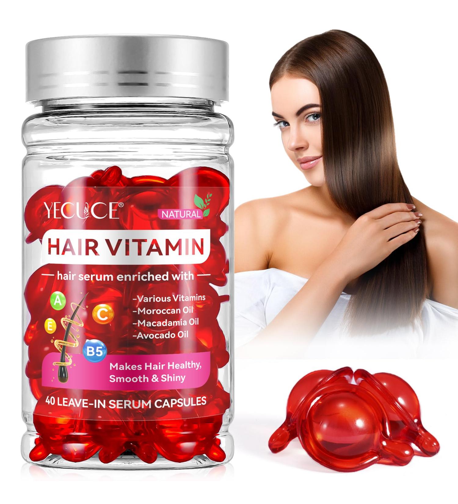 Buy Hair Treatment Serum | No Rinse Hair Vitamin Oils - Moroccan Macadamia & Avocado - Safe for All Hair Types - International Shipping - Buy Online on GoSupps.com