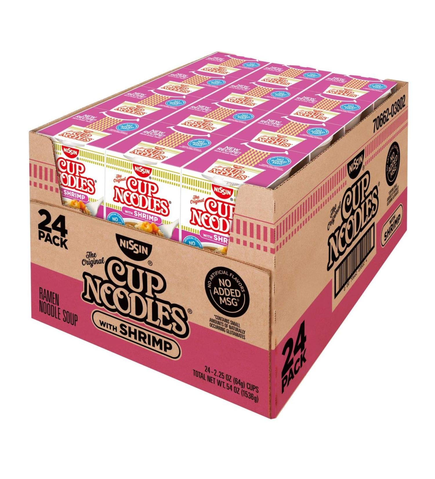 Product of Nissin Cup Noodles with Shrimp, 24 pk./2.25 oz.