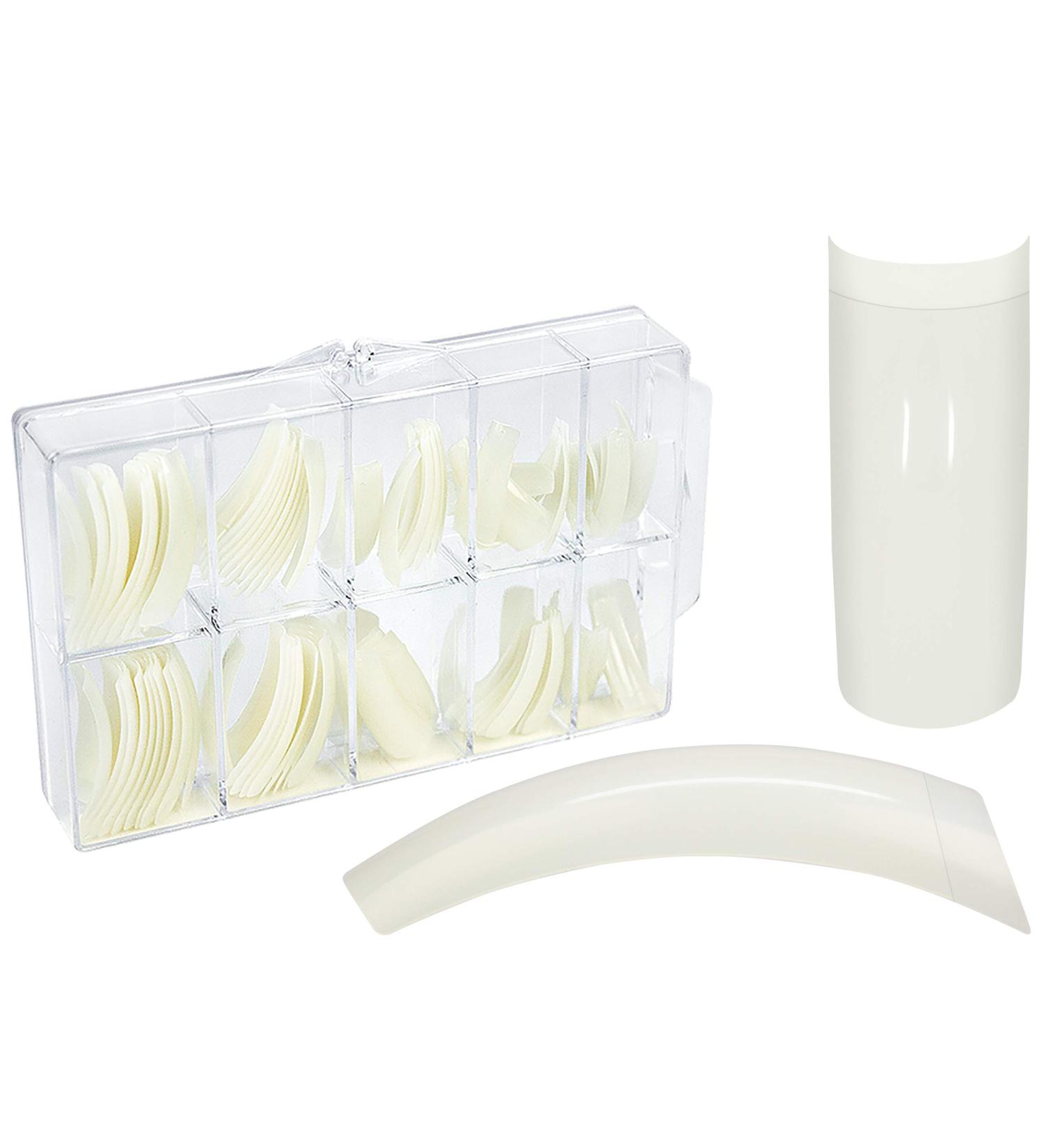 100 PCS Curve Classic Nail Tips - Artificial Nails for Nail Art | Natural Tips (1 Pack) - Buy Online on GoSupps.com