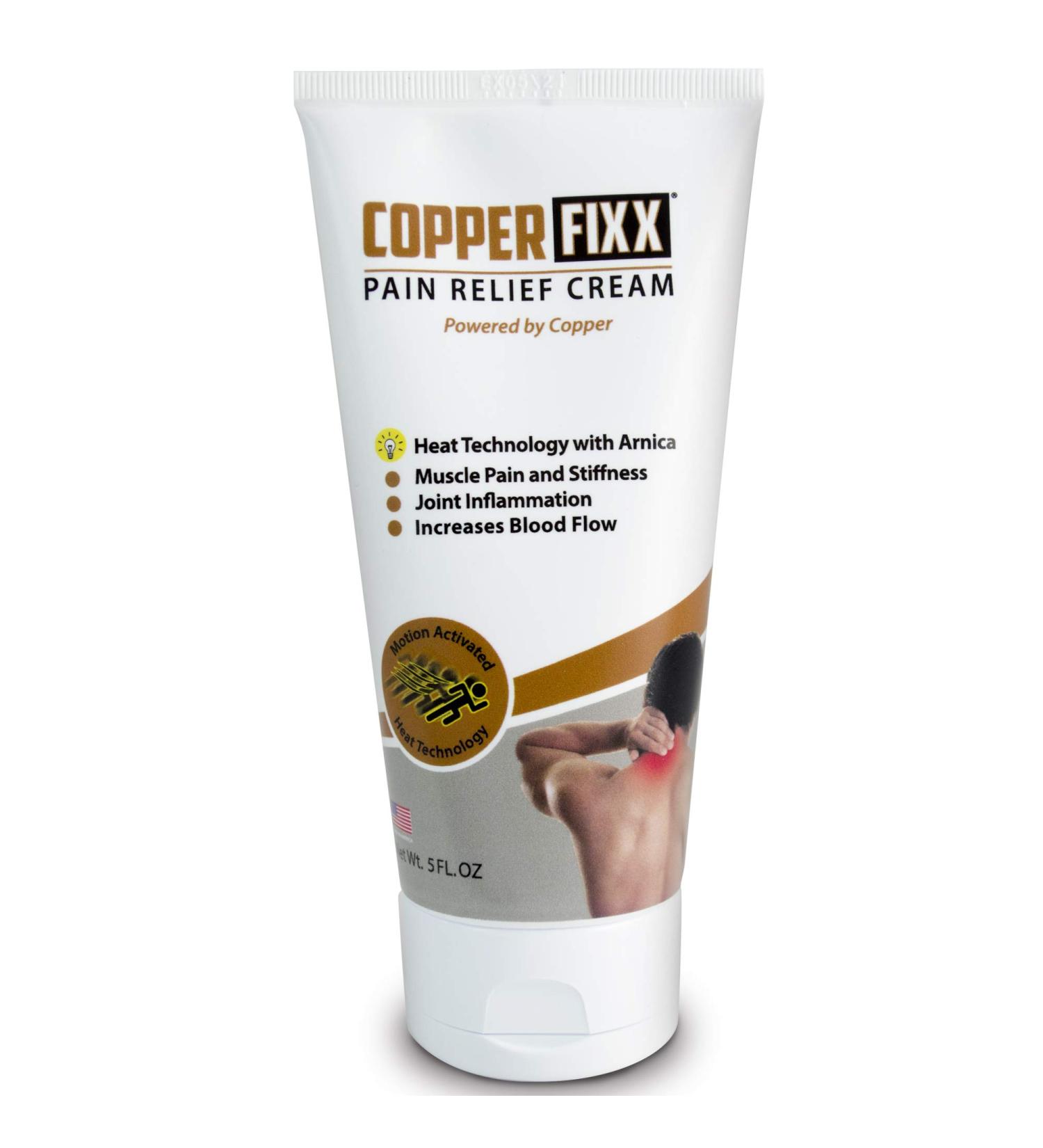 Buy Pain Relief Cream 5 Fl Oz - Copper & Heat Technology for Arthritis Muscle & Joint Inflammation - Fast Acting Arnica Solution - Buy Online on GoSupps.com
