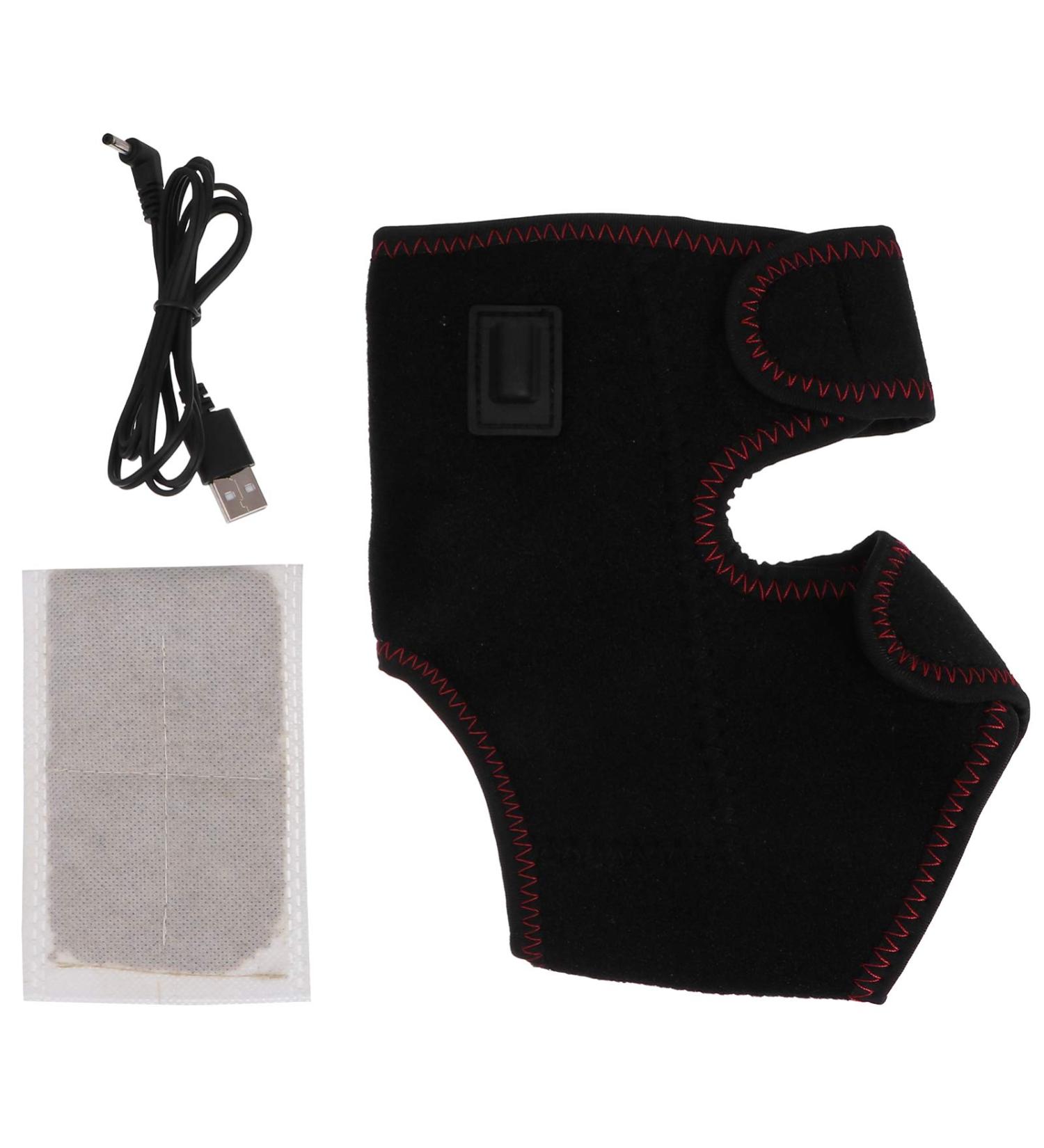 Electric Heating Ankle Protector - Adjustable Heated Ankle Brace for Plantar Fasciitis Support - 1pc Ankle Wrap & Foot Brace for Pain Relief - Buy Online on GoSupps.com