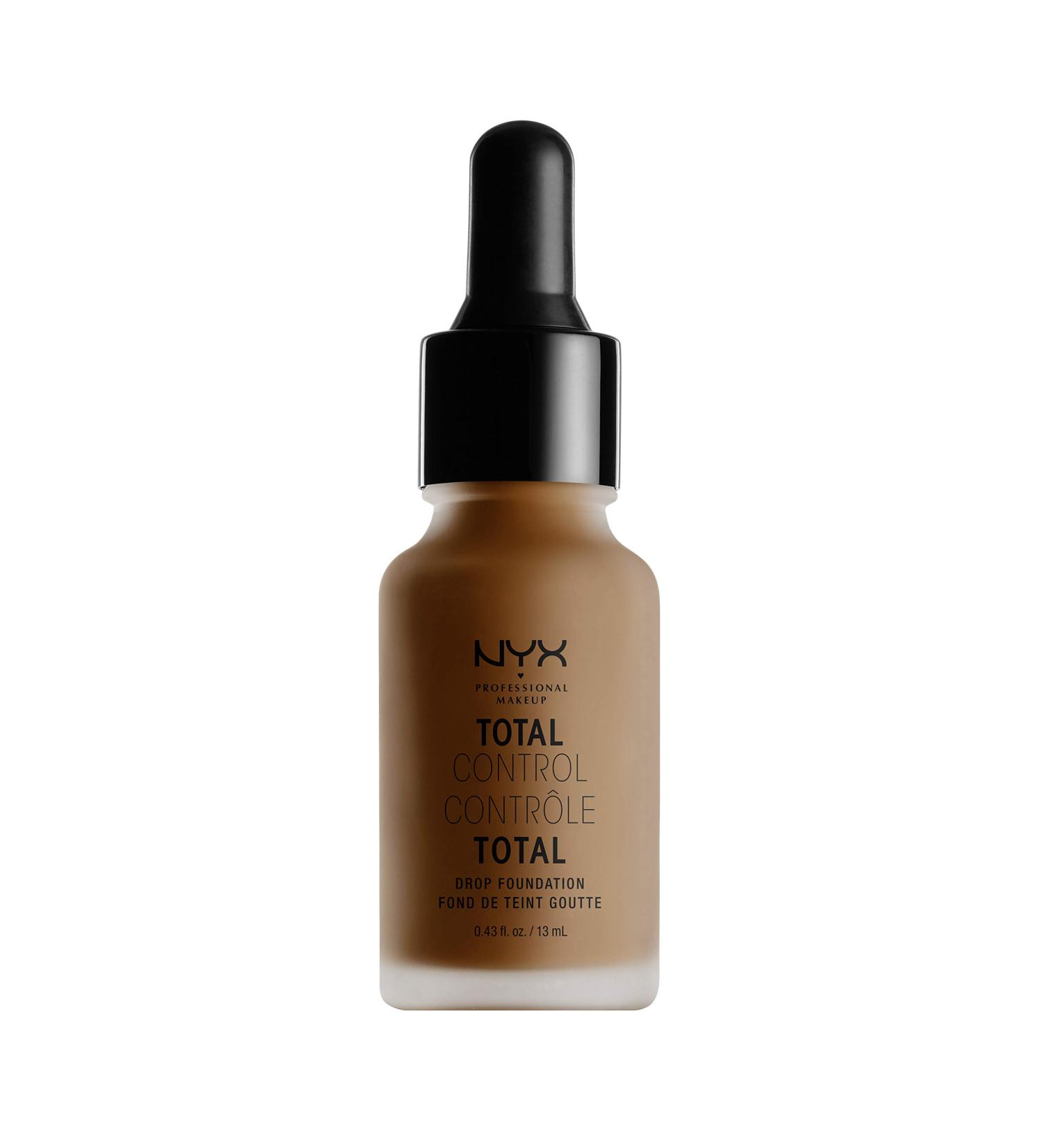  NYX PROFESSIONAL MAKEUP NYX Professional Makeup Total Control Drop Liquid Foundation Precise Dosage Modular Coverage Long-Lasting Hold Matte Finish Shade: Deep Cool - Buy Online on GoSupps.com