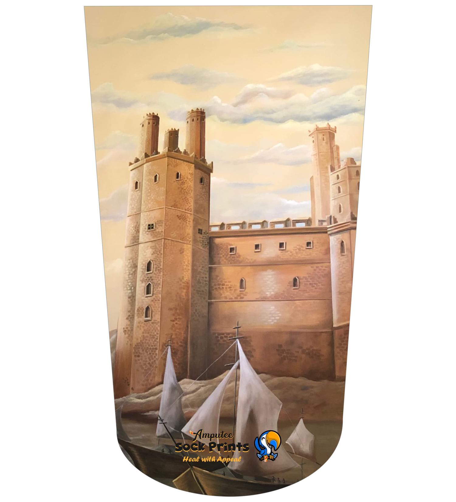 Amputee Stump Sock Wales Castle Mural B 3Ply - Heal with Appeal - Buy Online on GoSupps.com
