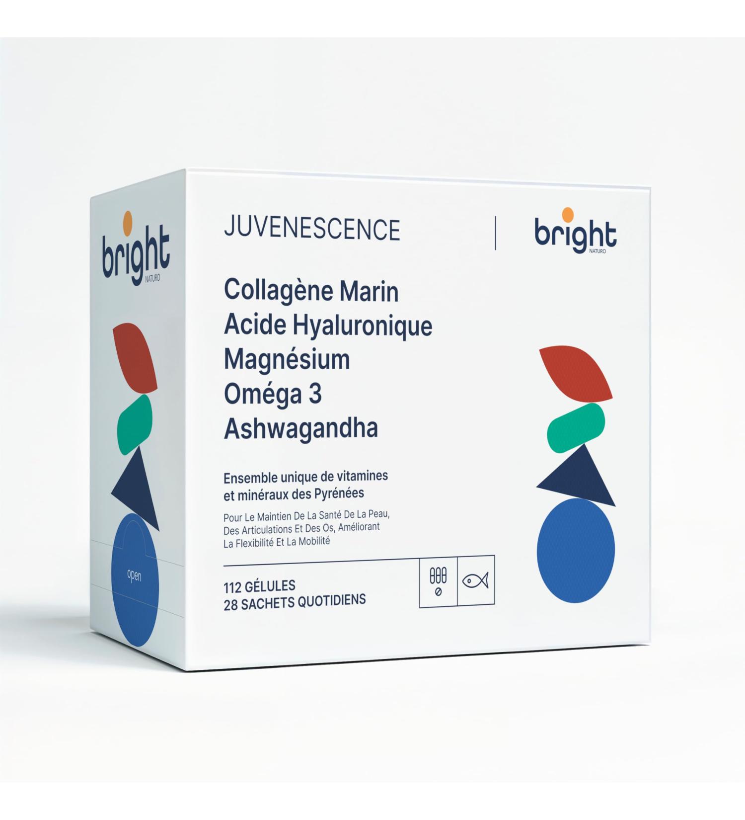 Powerful Supplement of Ashwagandha Magnesium Omega-3 and Marine Collagen Complete Wellness and Muscle Recovery 28 Sachets Daily - Buy Online on GoSupps.com